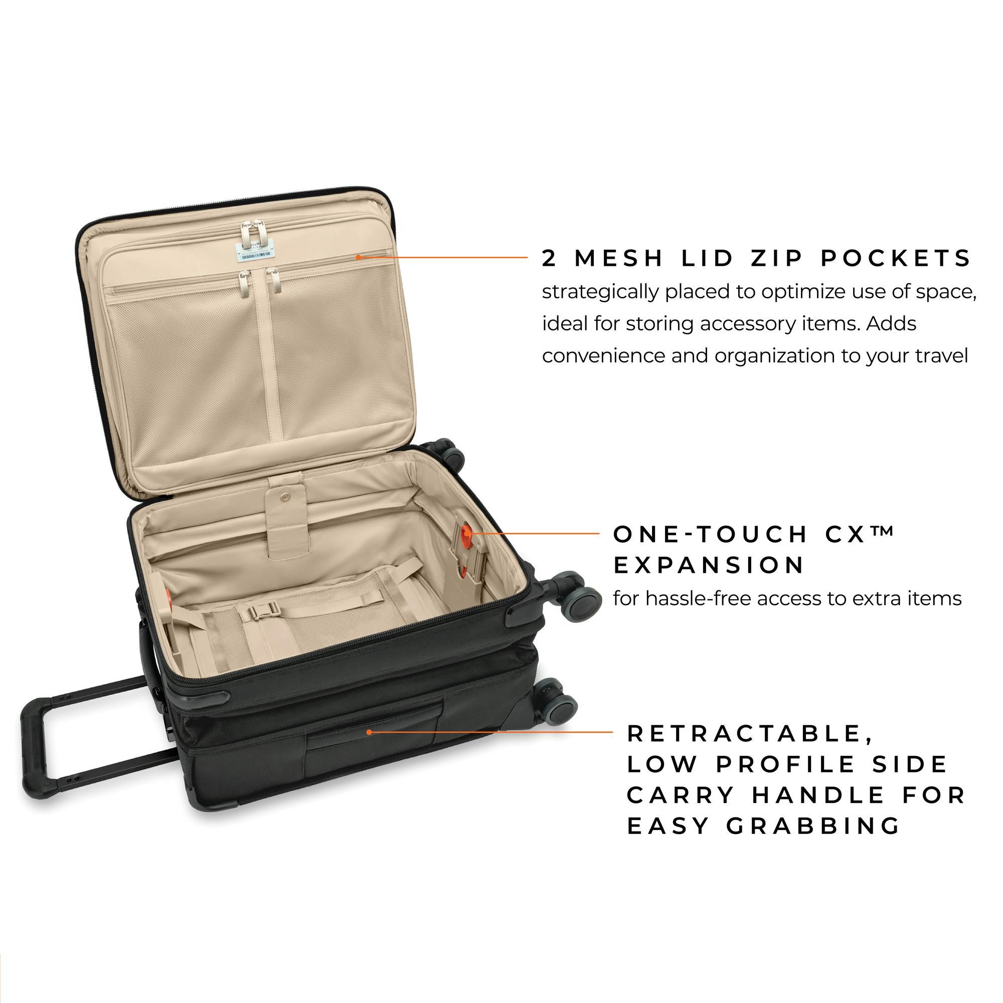Baseline Global Carry On Spinner Suitcase — Image 13