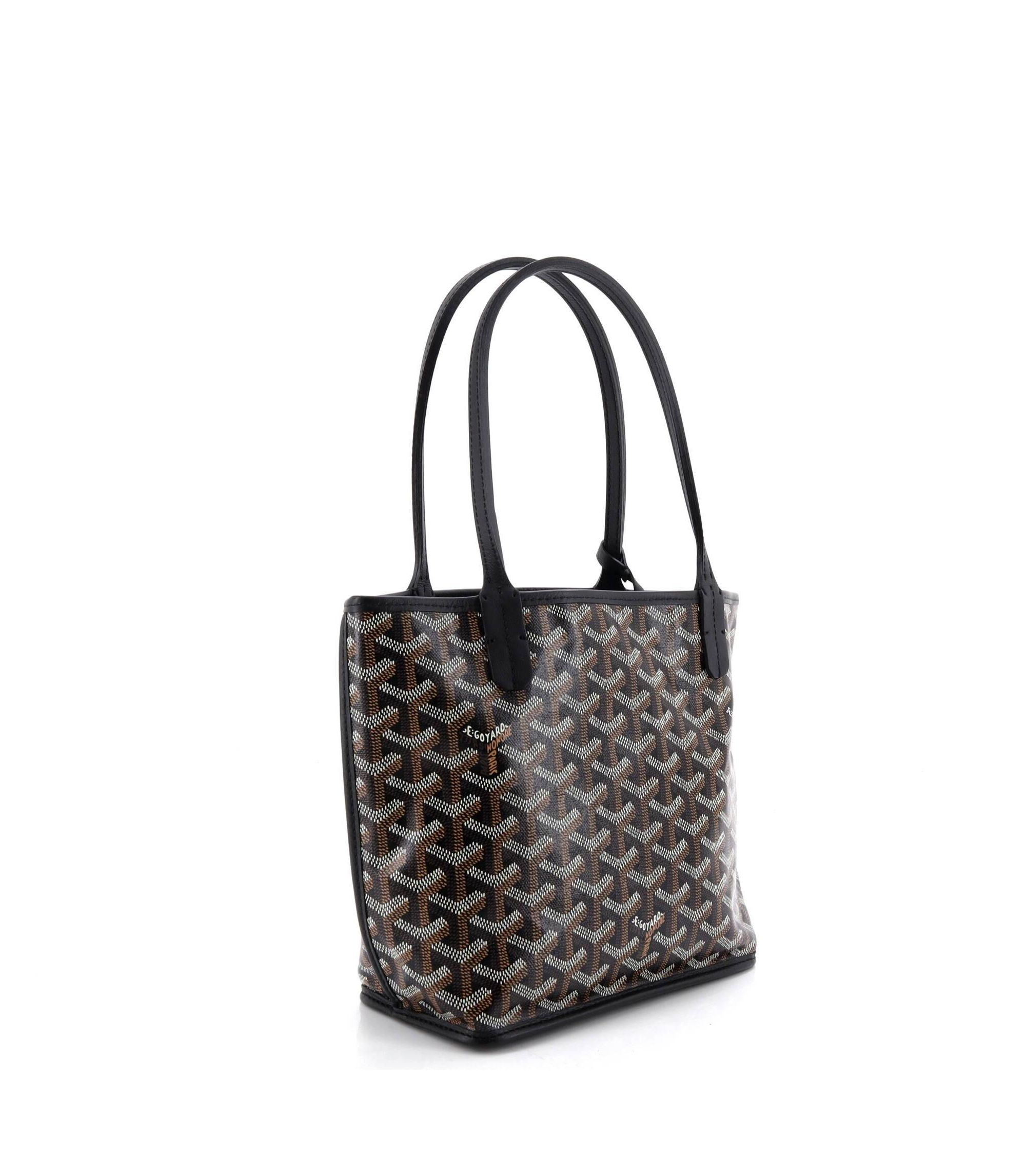 Mini Anjou Reversible Tote Coated Canvas — Image 5