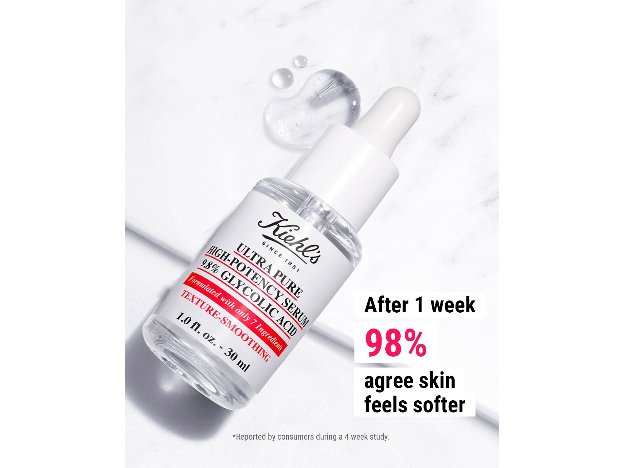 Ultra Pure High-Potency Serum 9.8% Glycolic Acid 1 oz. — Image 4
