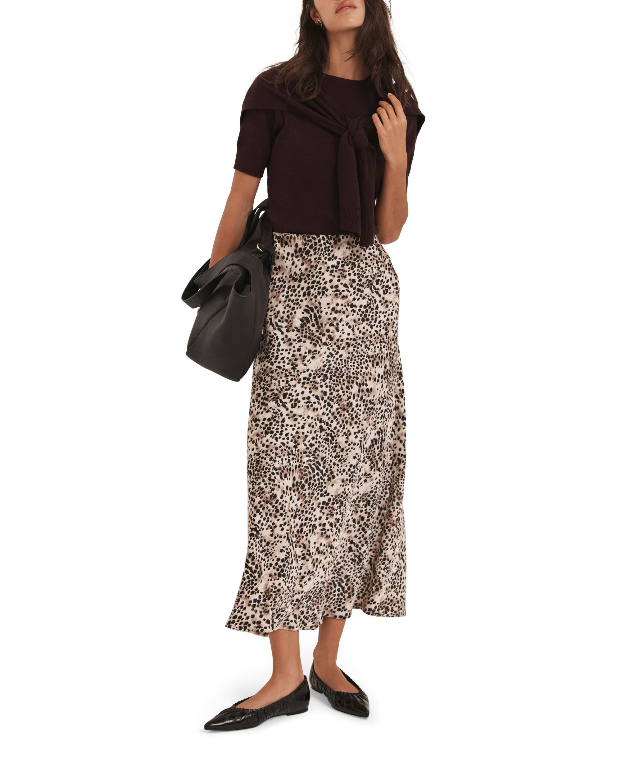 Women's Animal Print Slip Skirt — Image 4