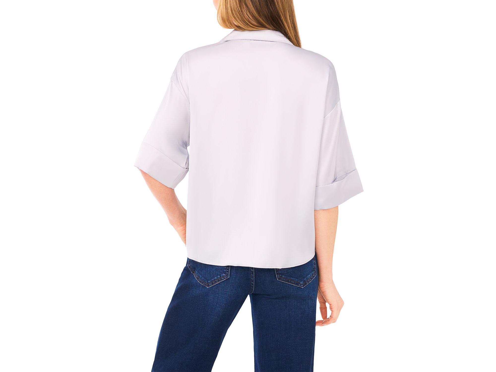 Dropped Shoulder Boxy Shirt — Image 3