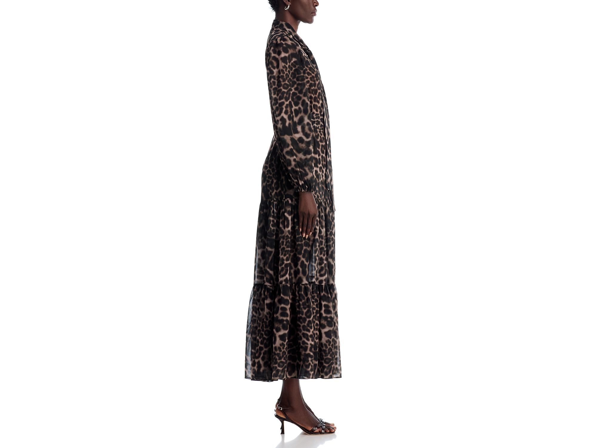 Baird Tie Neck Maxi Dress — Image 6