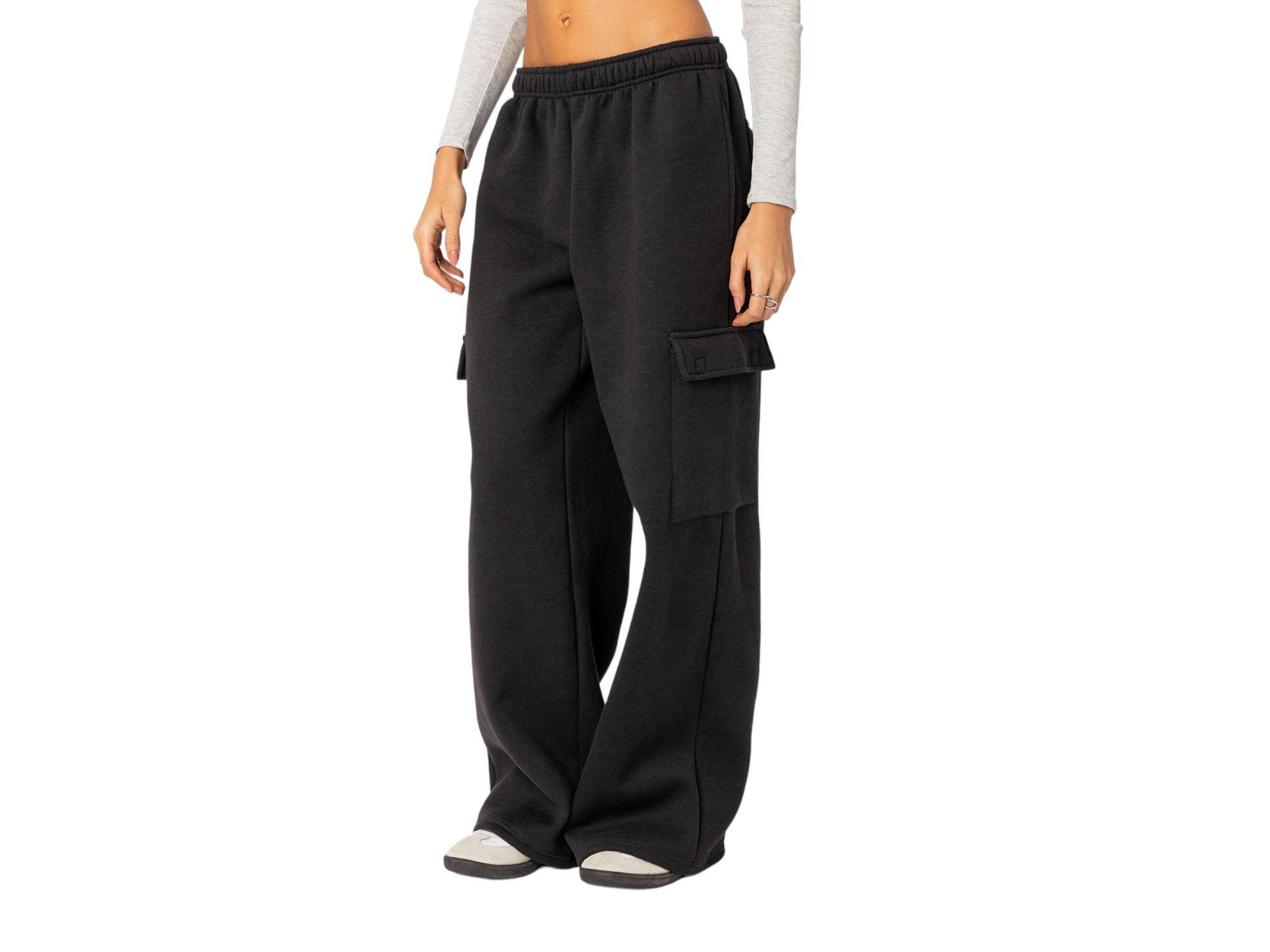 Wide Leg Cargo Sweatpants — Image 3