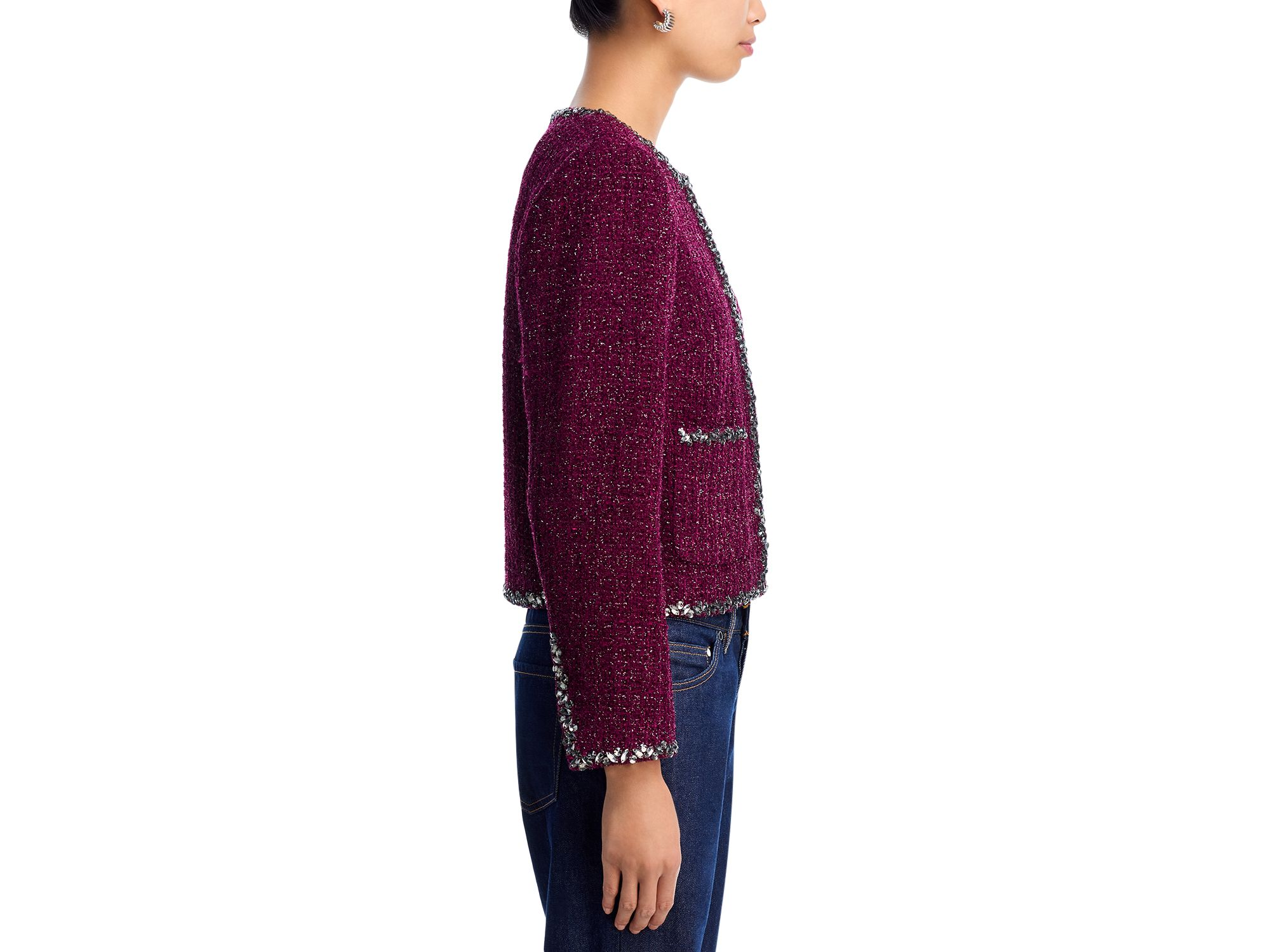 Embellished Tweed Jacket - Exclusive — Image 5