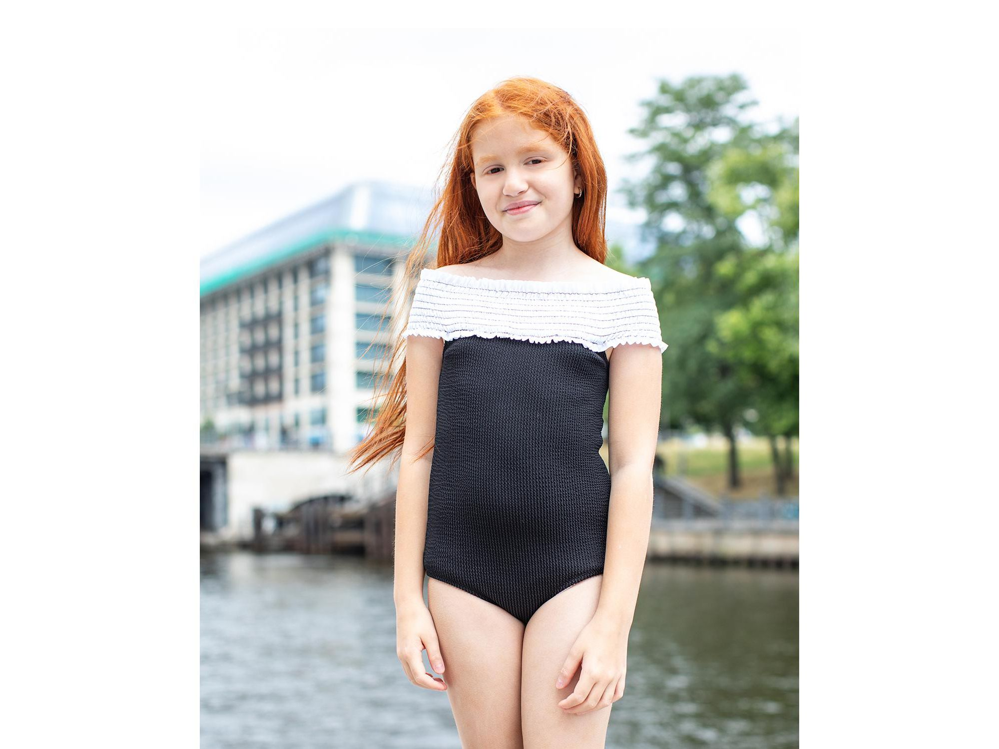 Girls' Clarice One-Piece Swimsuit - Big Kid — Image 3