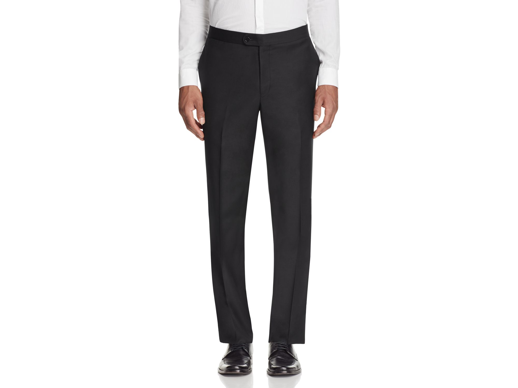 Jacket and Trousers, Turnbull & Asser Tie & Hugo Boss Loafers — Image 8