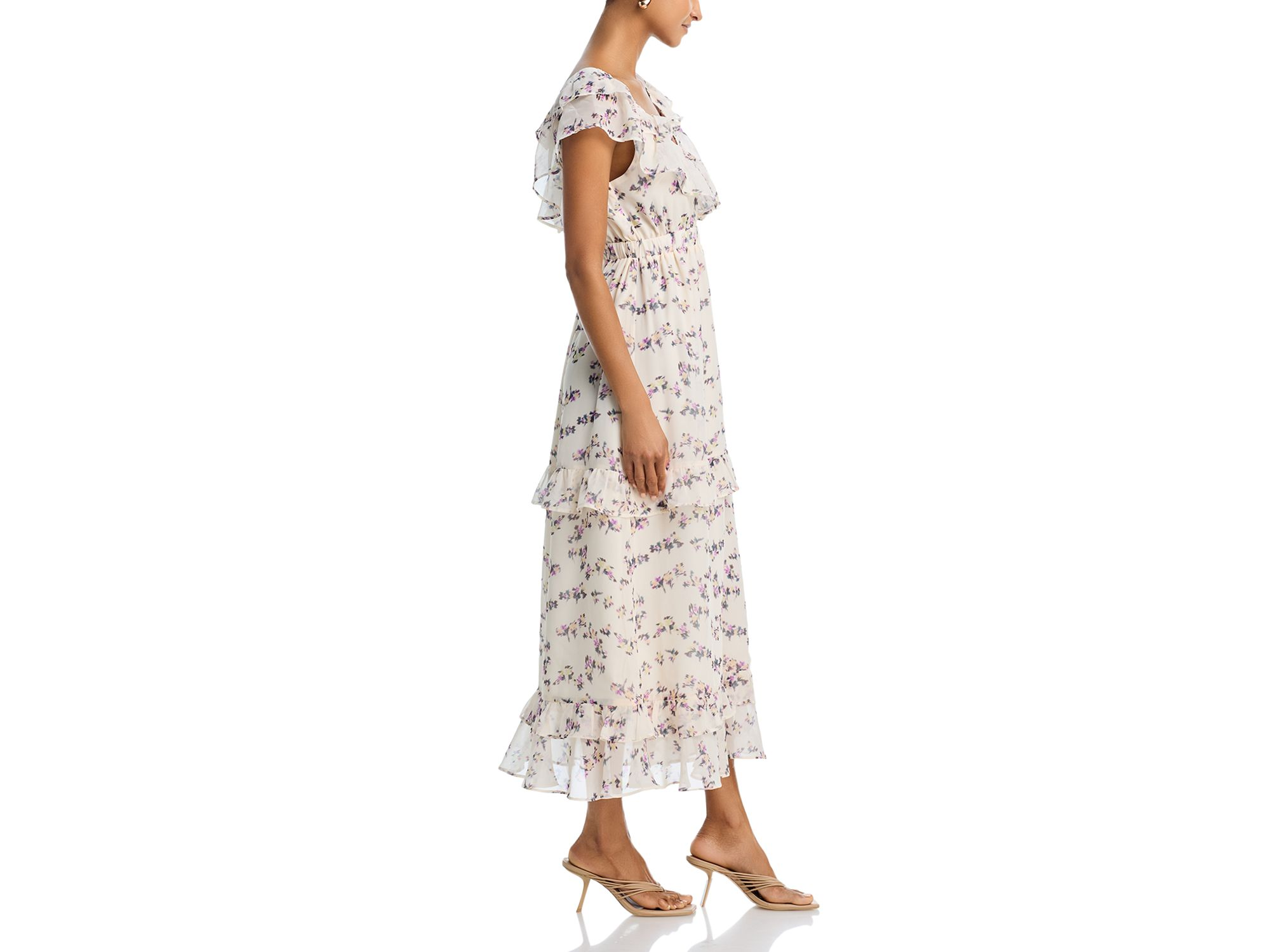 Floral Twist Front Maxi Dress - Exclusive — Image 5