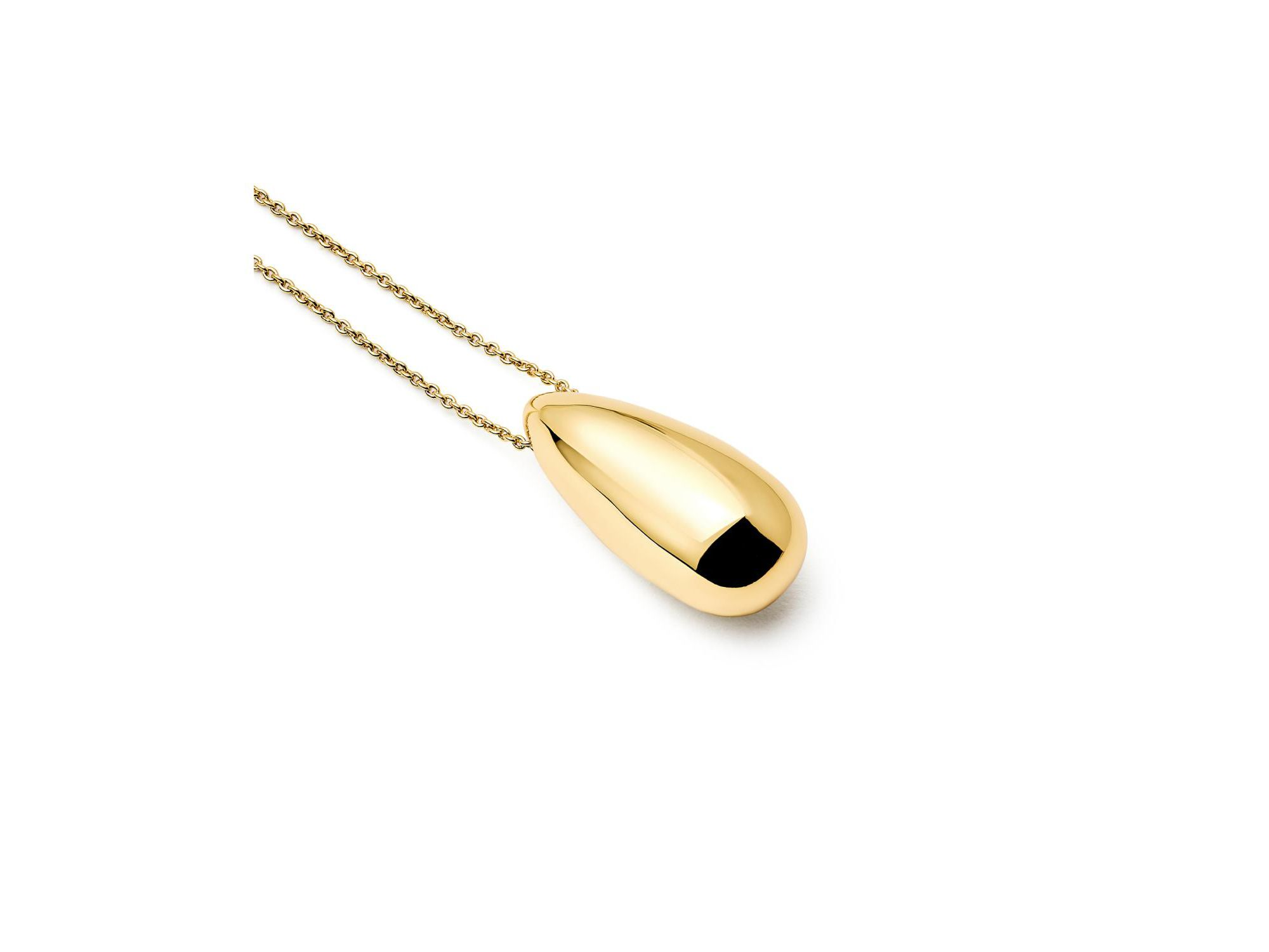 Soren Brass Gold Pendant Necklace — Image 4