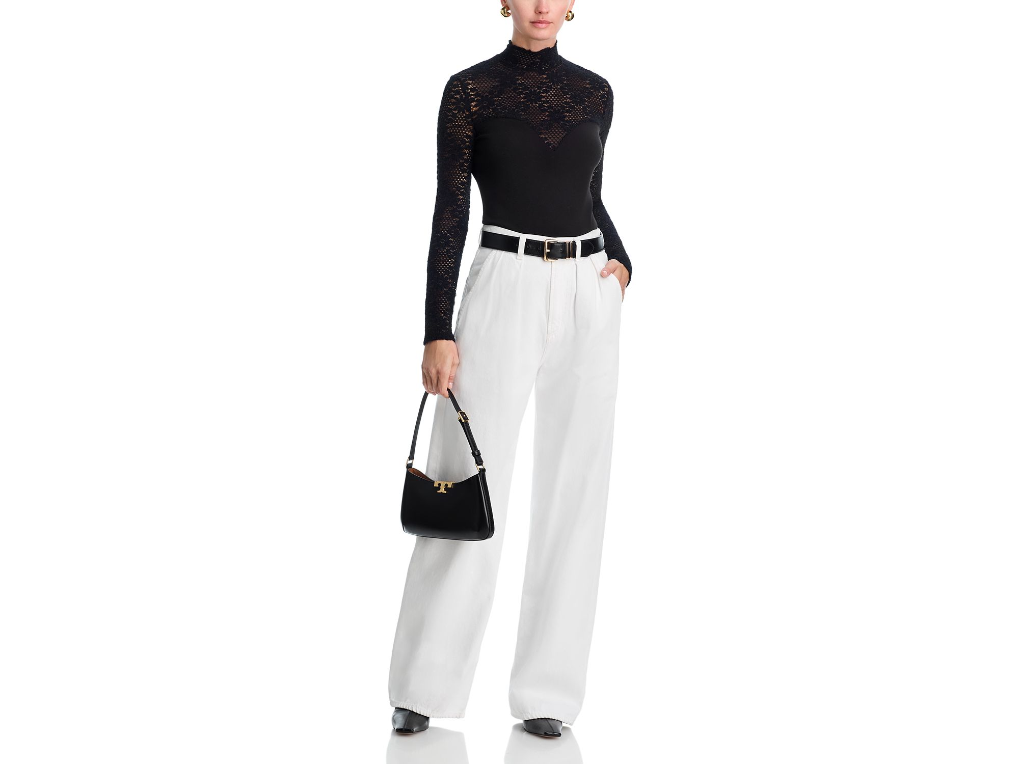 Knit Long Sleeve Turtleneck Top - Exclusive — Image 3
