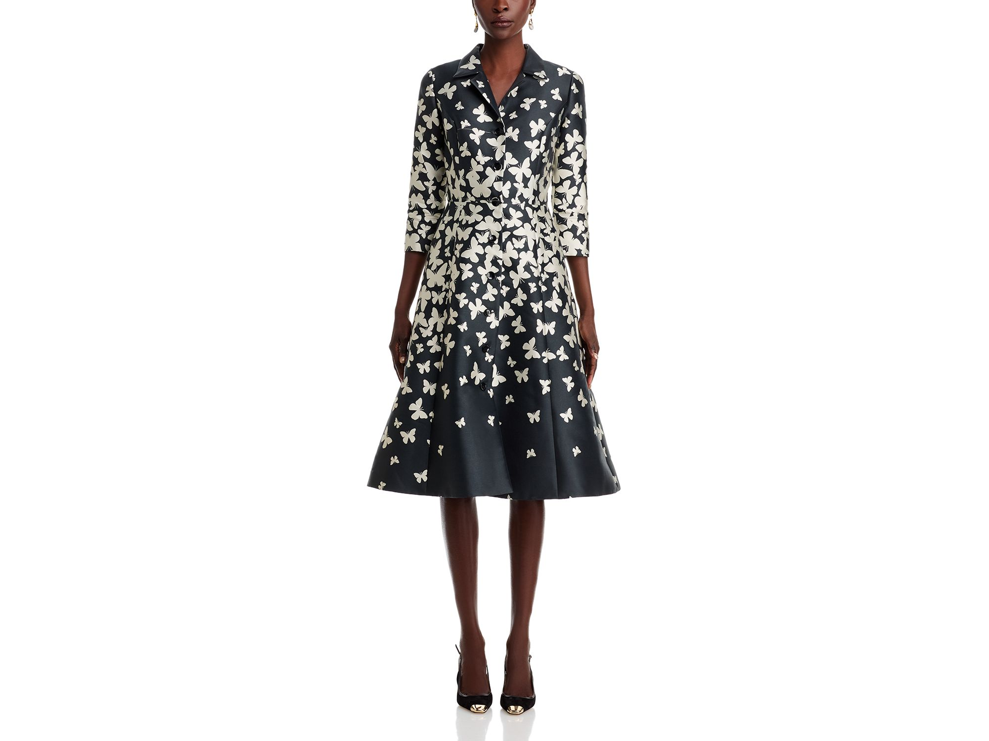 Butterfly Button Front Dress — Image 5