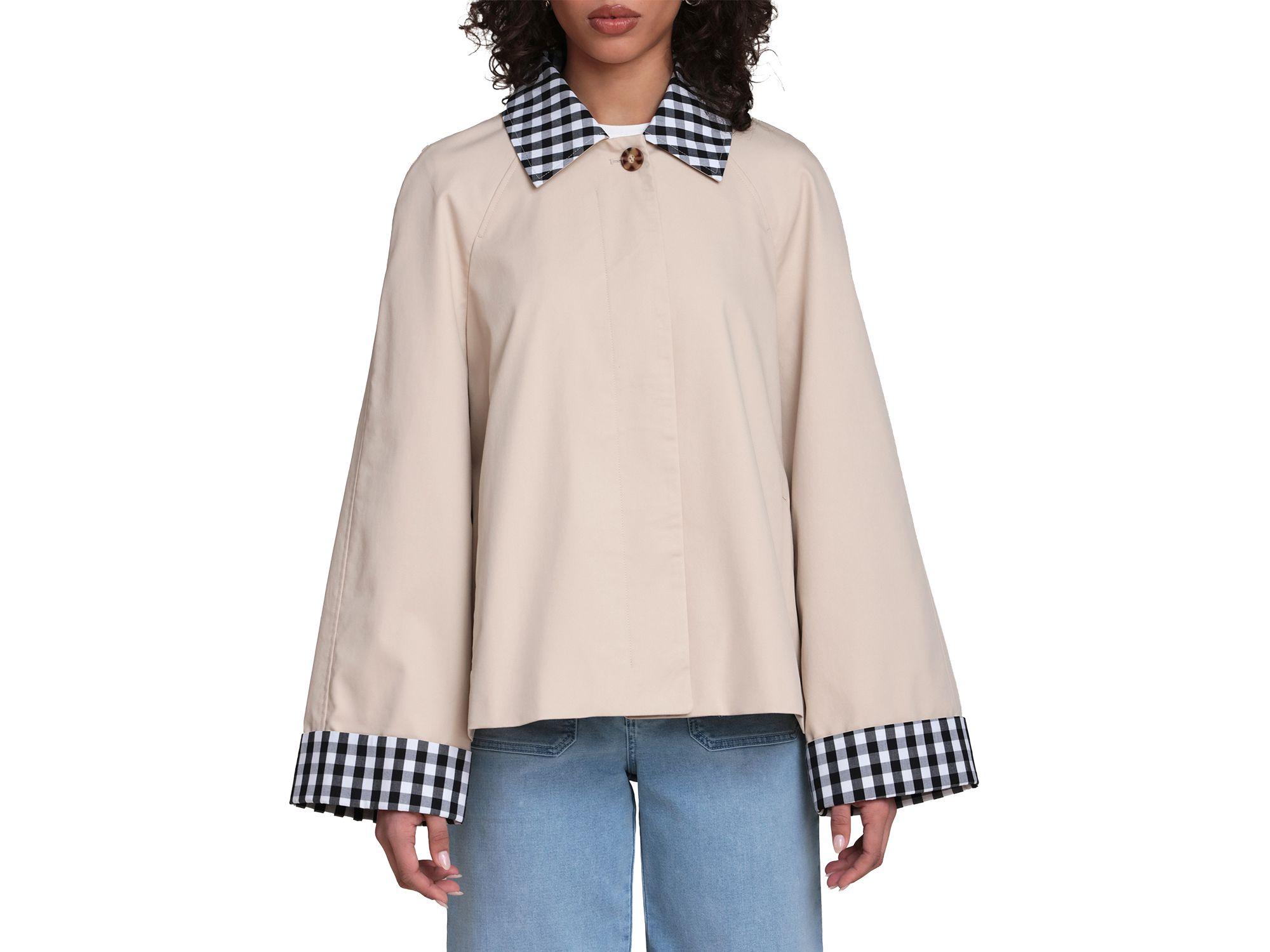 Crop Trench Coat — Image 3