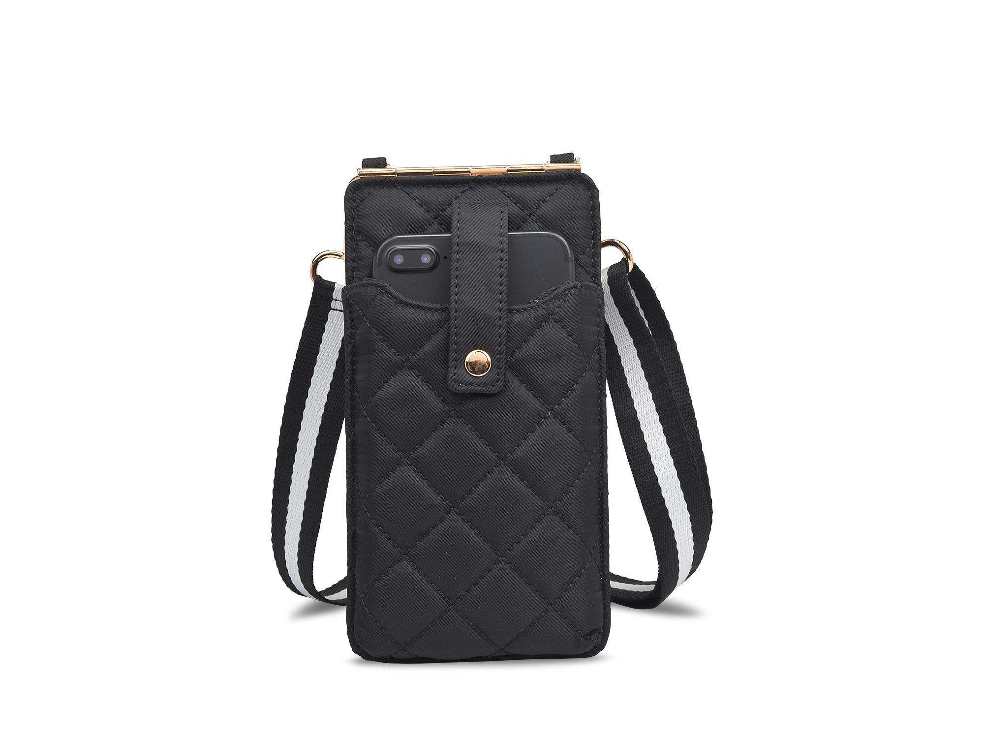 Duality Quilted Mini Crossbody Wallet - Image 1