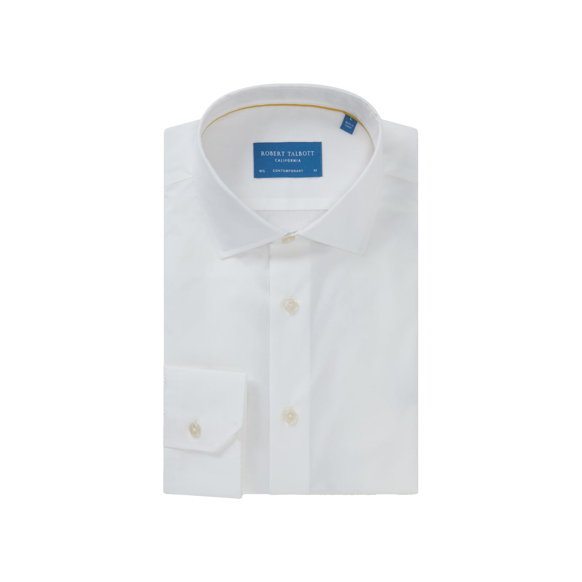 Reynolds Light Weight Poplin Contemporary Fit Shirt — Image 4