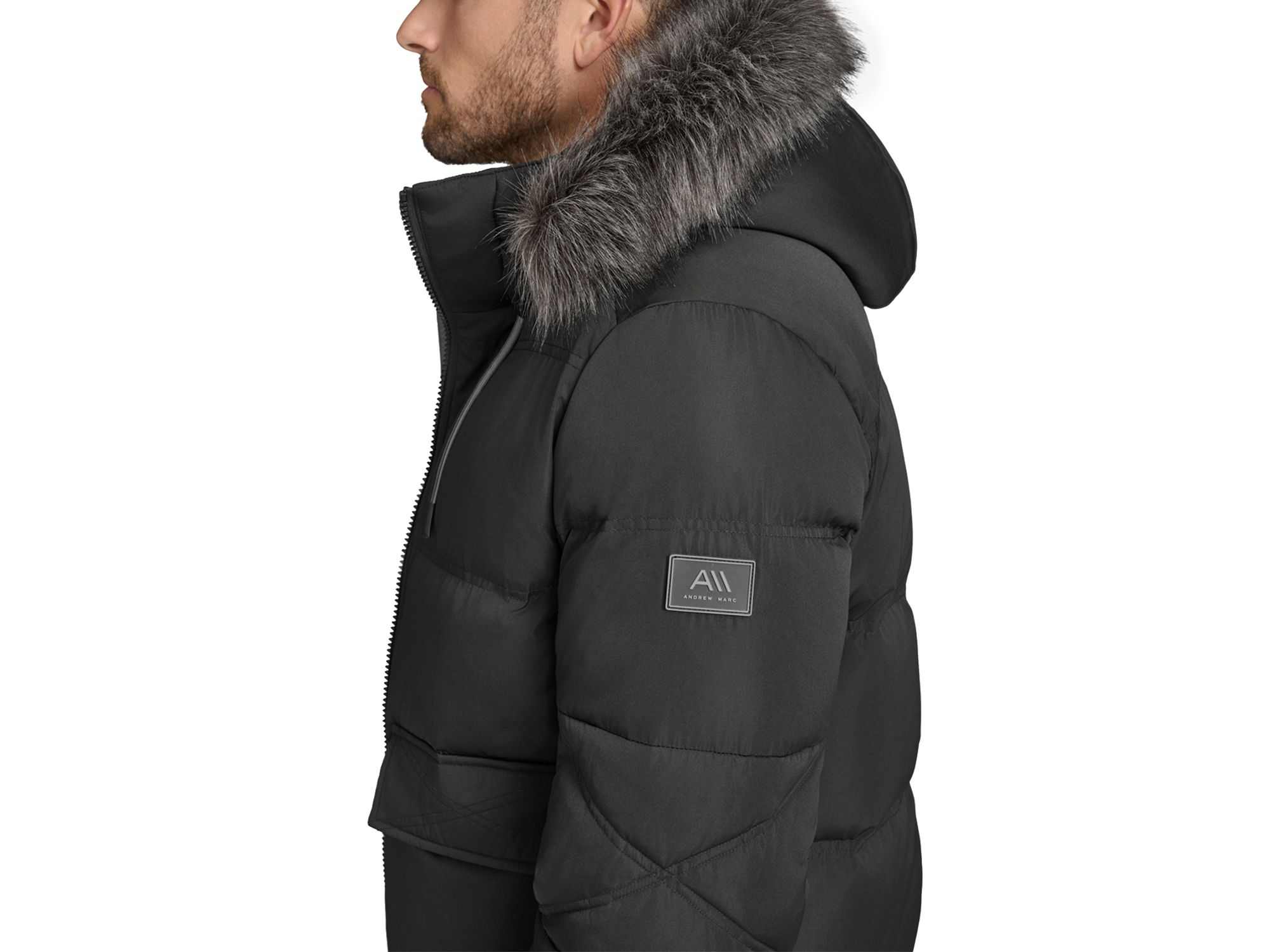 Lithgow Bomber Jacket with Removable Hood — Image 3