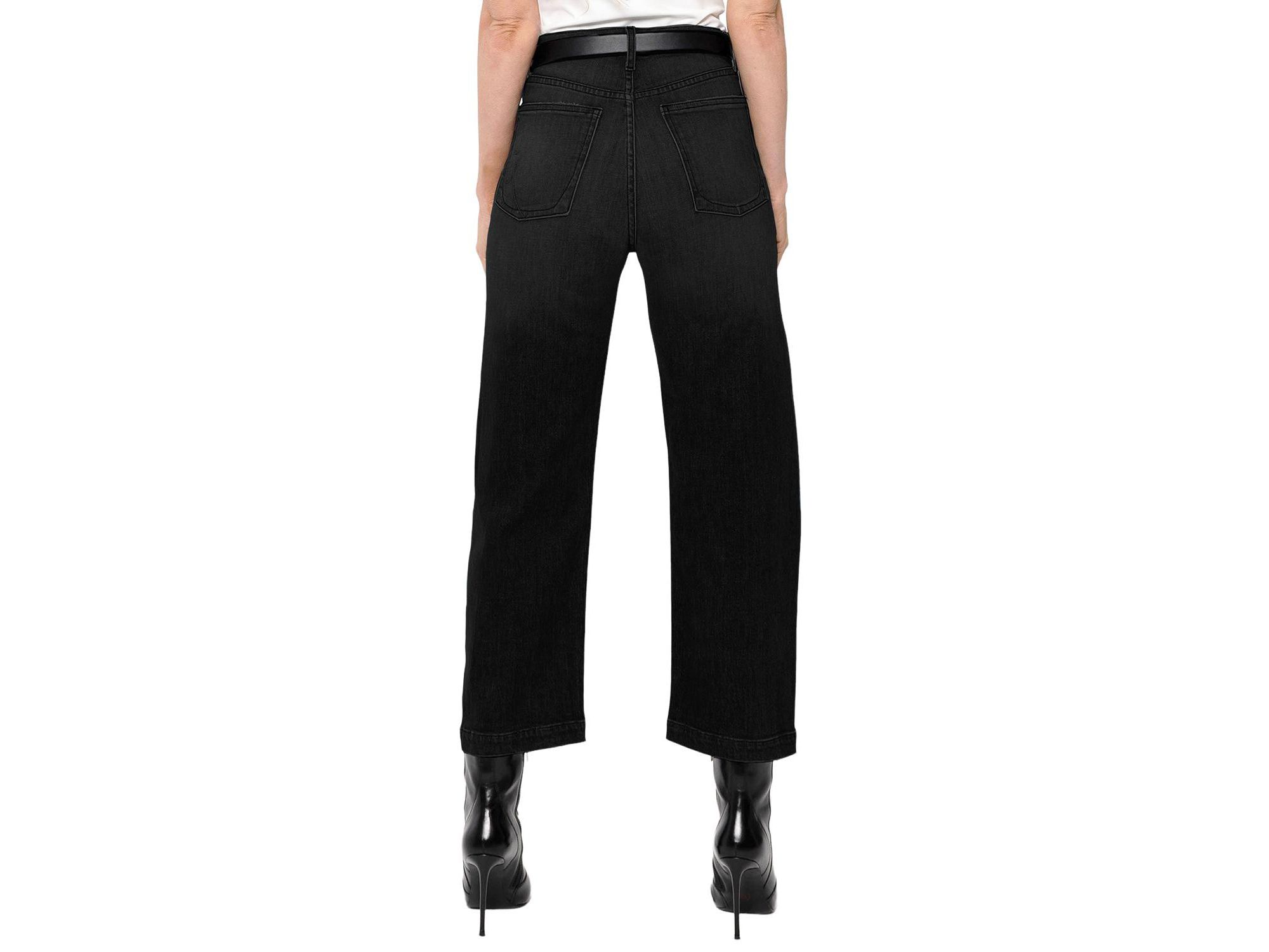 Mid Rise Gail Barrel Jeans in Black — Image 4