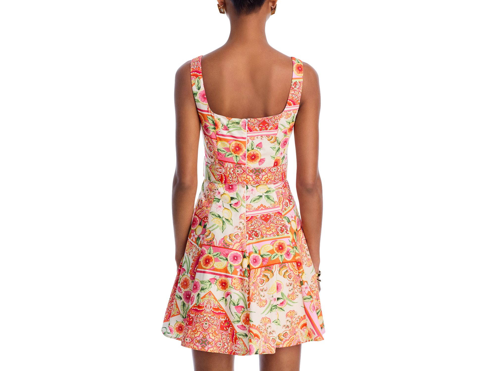 Fruit Tile Belted Mini Dress - Exclusive — Image 4
