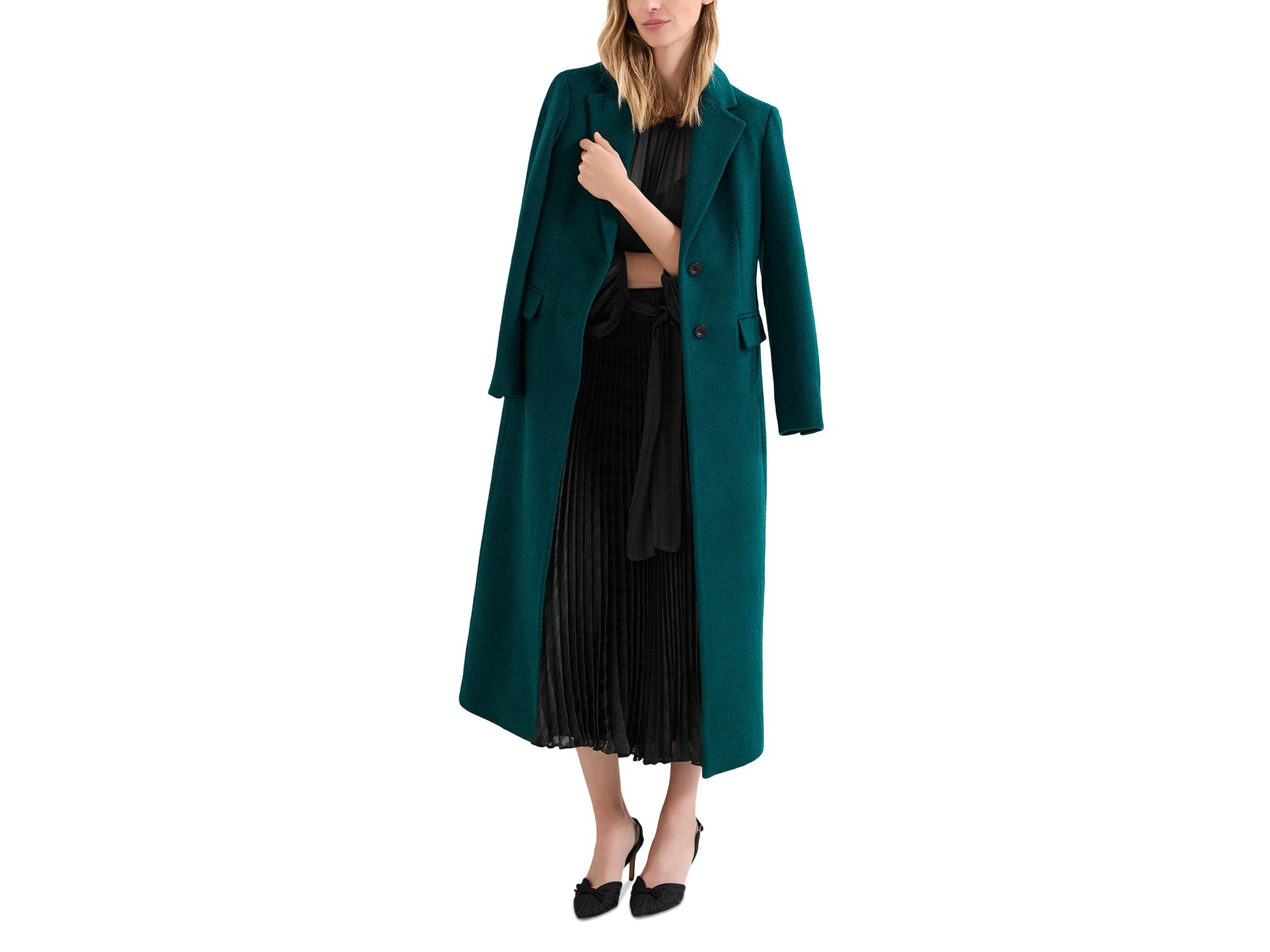 Lucie Pleat Dress — Image 7