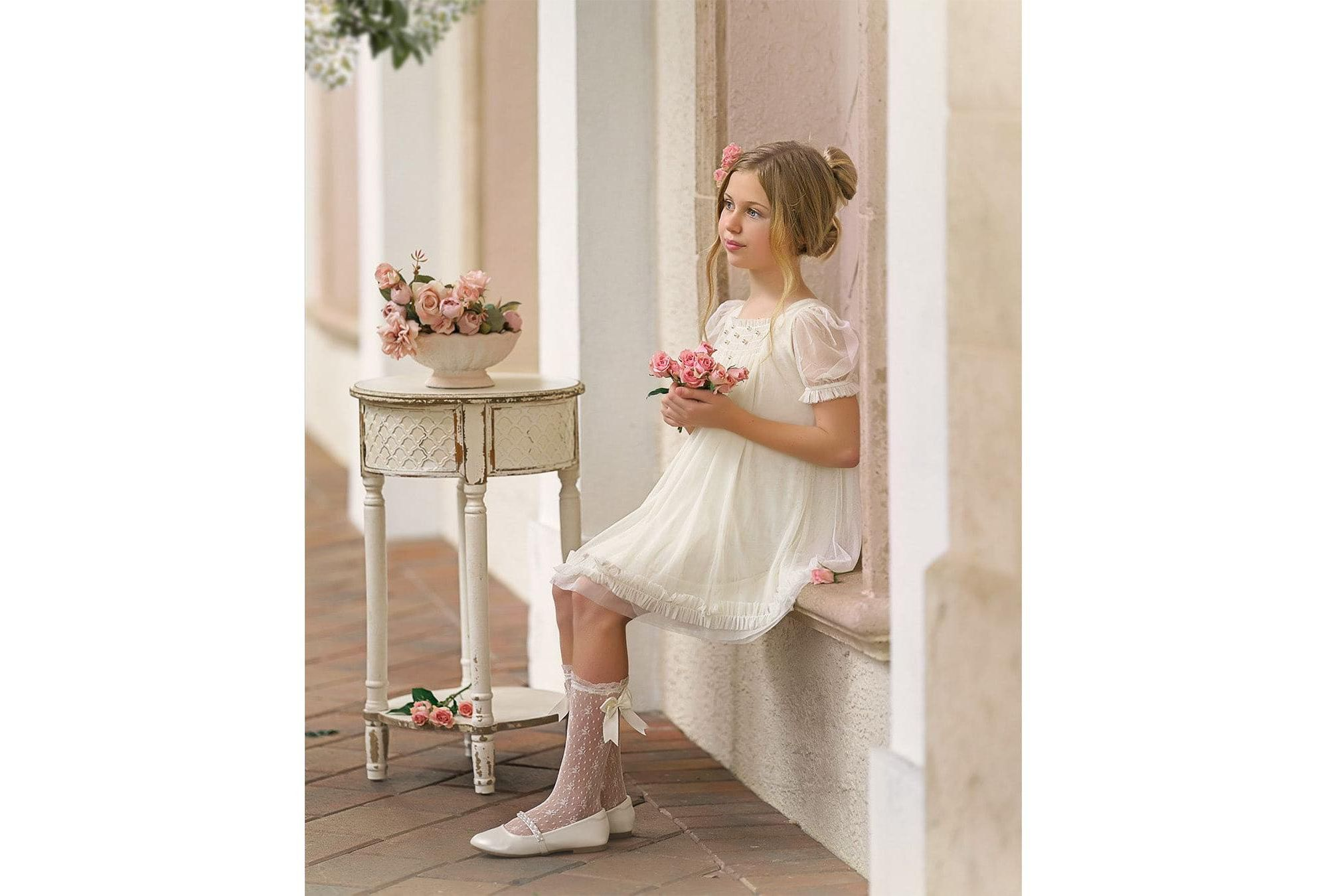 Girls' Bella Buttermilk Tulle Dress - Baby, Little Kid, Big Kid — Image 26