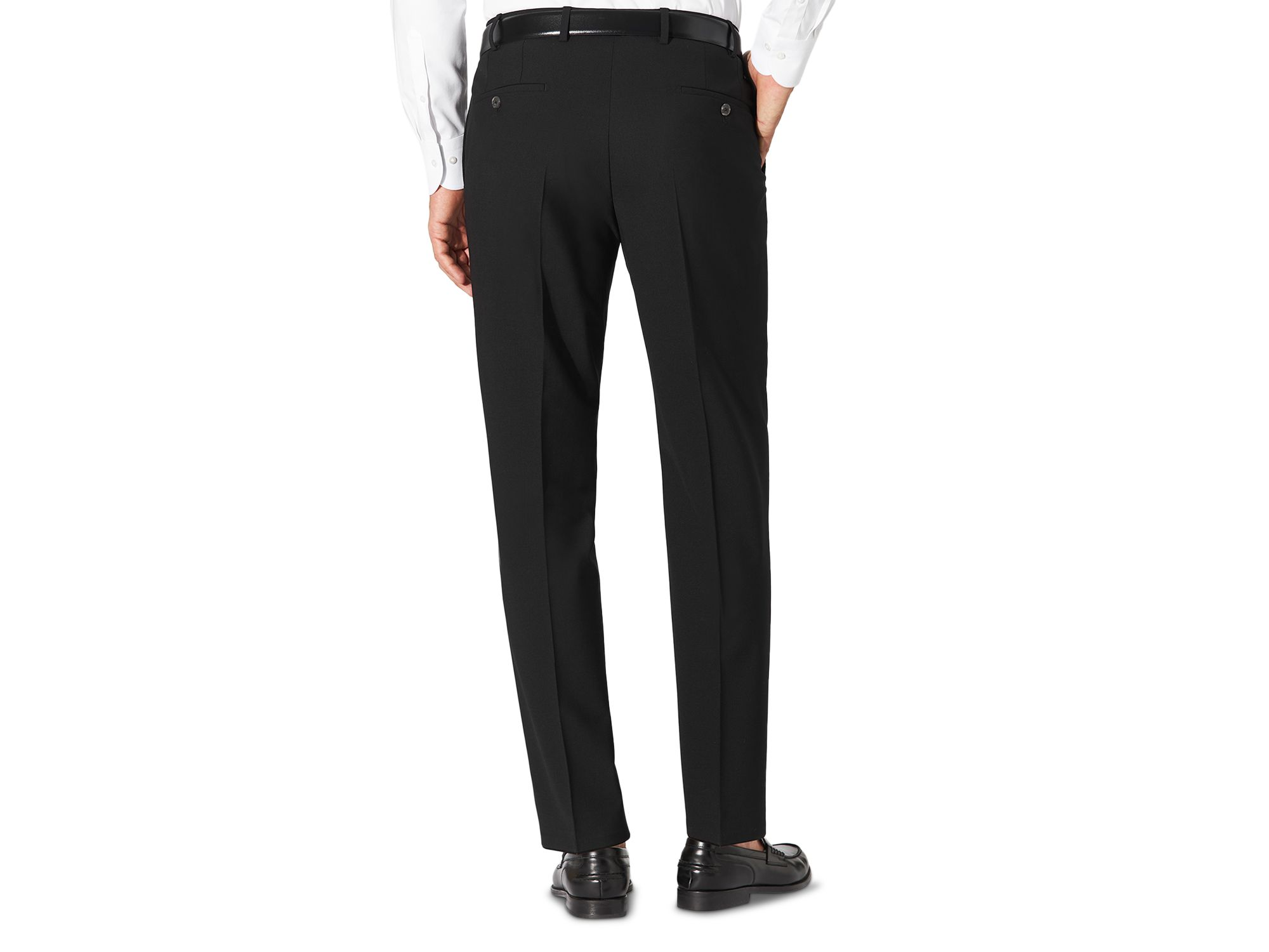 Piacenza Perfetto High Twist Wool Stretch Pants — Image 3