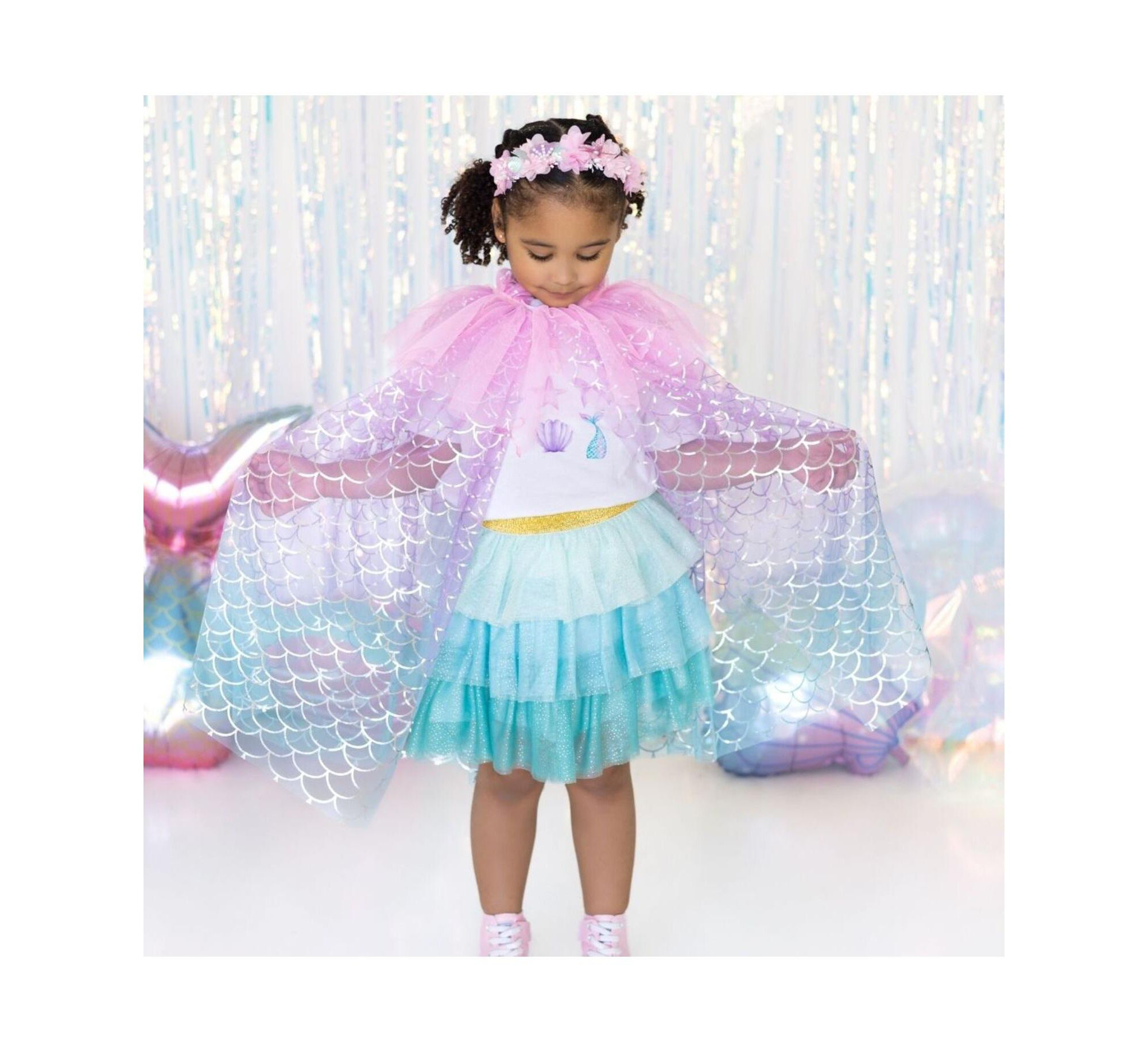 Girls' Mermaid Cutie Short Sleeve T-Shirt - Baby, Little Kid, Big Kid — Image 3