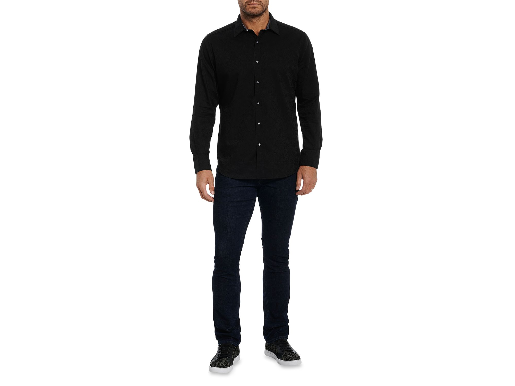 Highland Long Sleeve Woven Shirt — Image 6