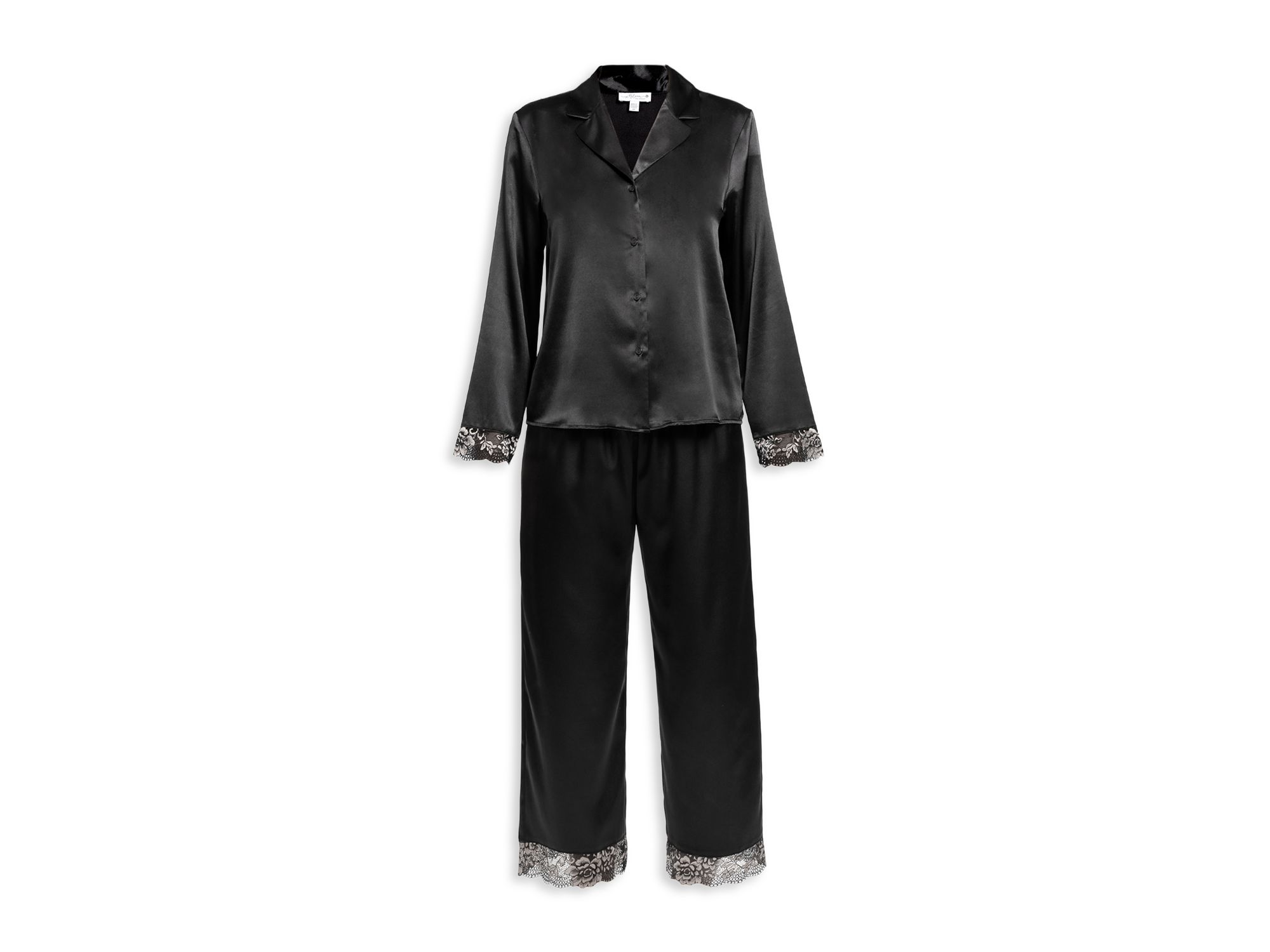 Satin & Lace Pajama Set — Image 3