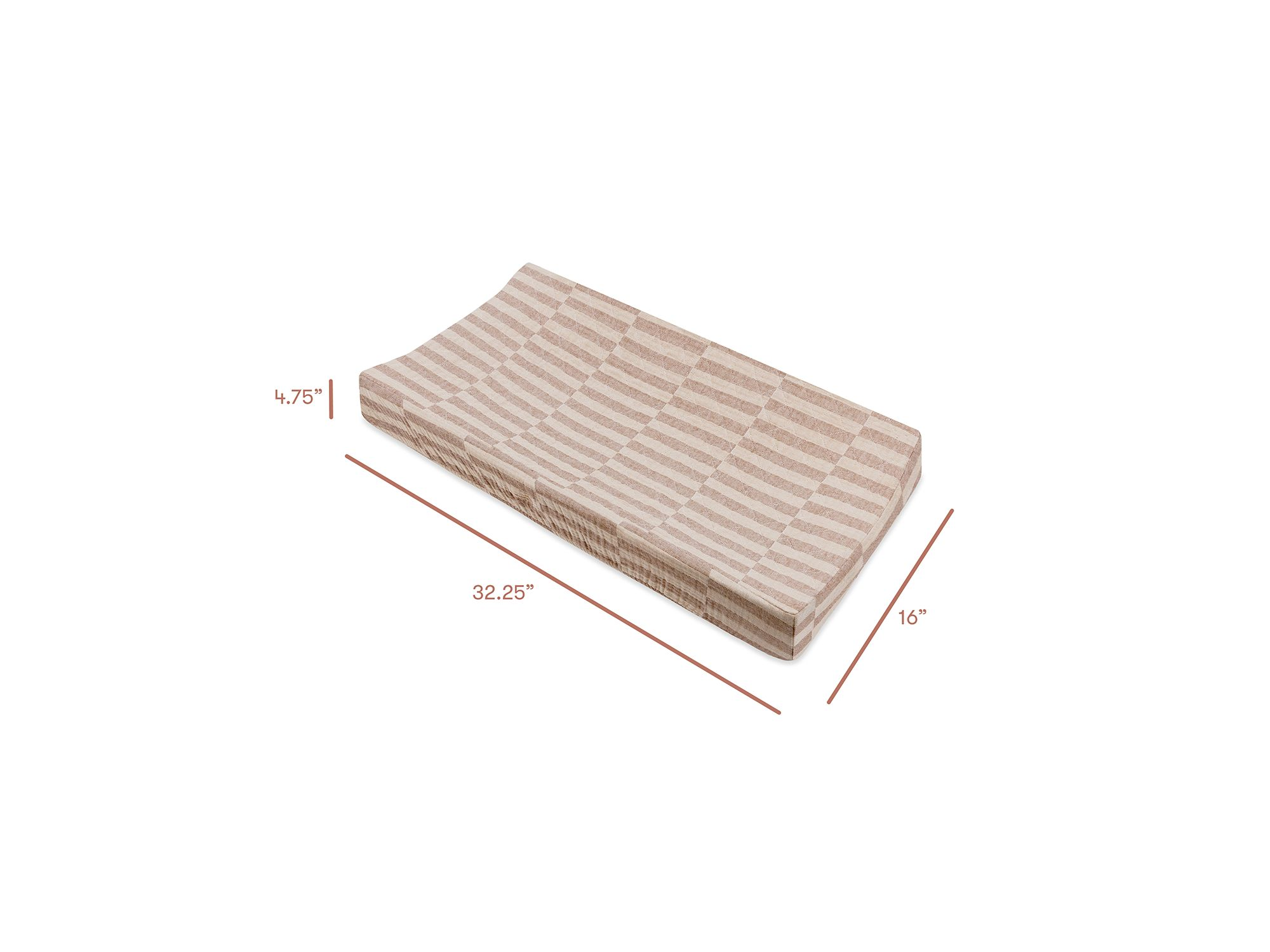 Quilted Changing Pad Cover in Muslin Cotton — Image 9