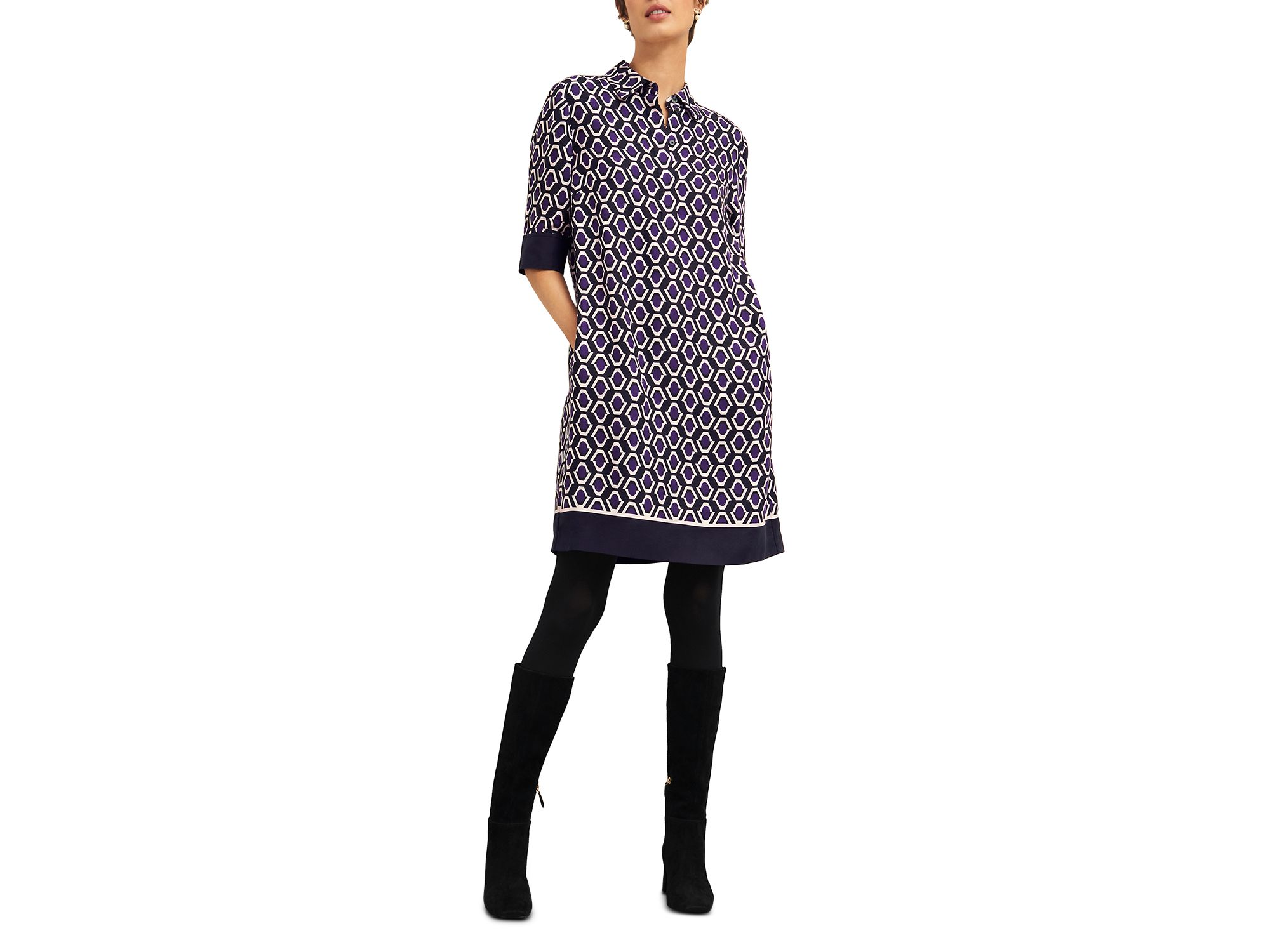 Marciella Printed Tunic Dress — Image 8