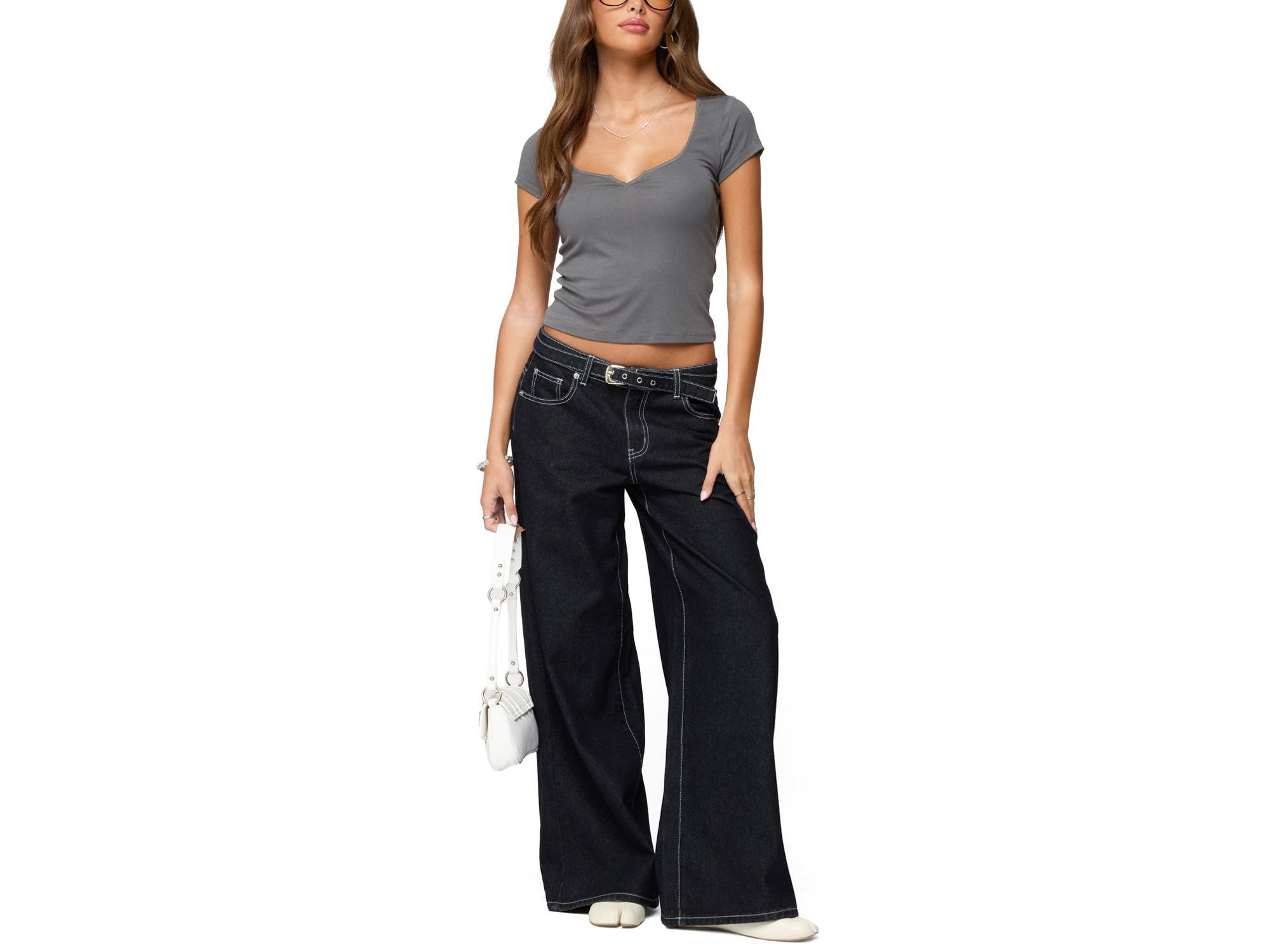 Ettalie Scoop Neck T Shirt — Image 4