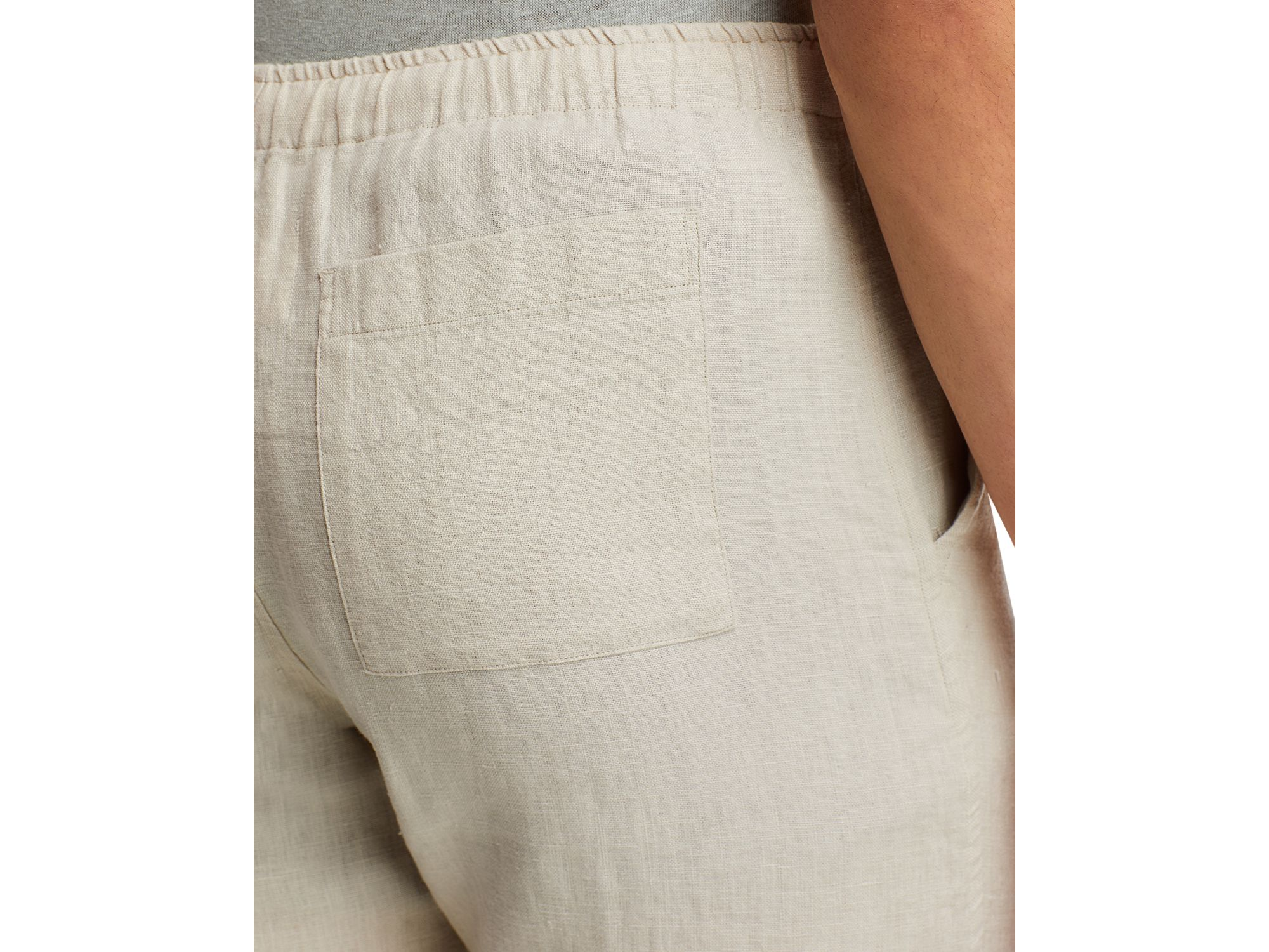 Bo Linen Regular Fit Drawstring Pants — Image 3