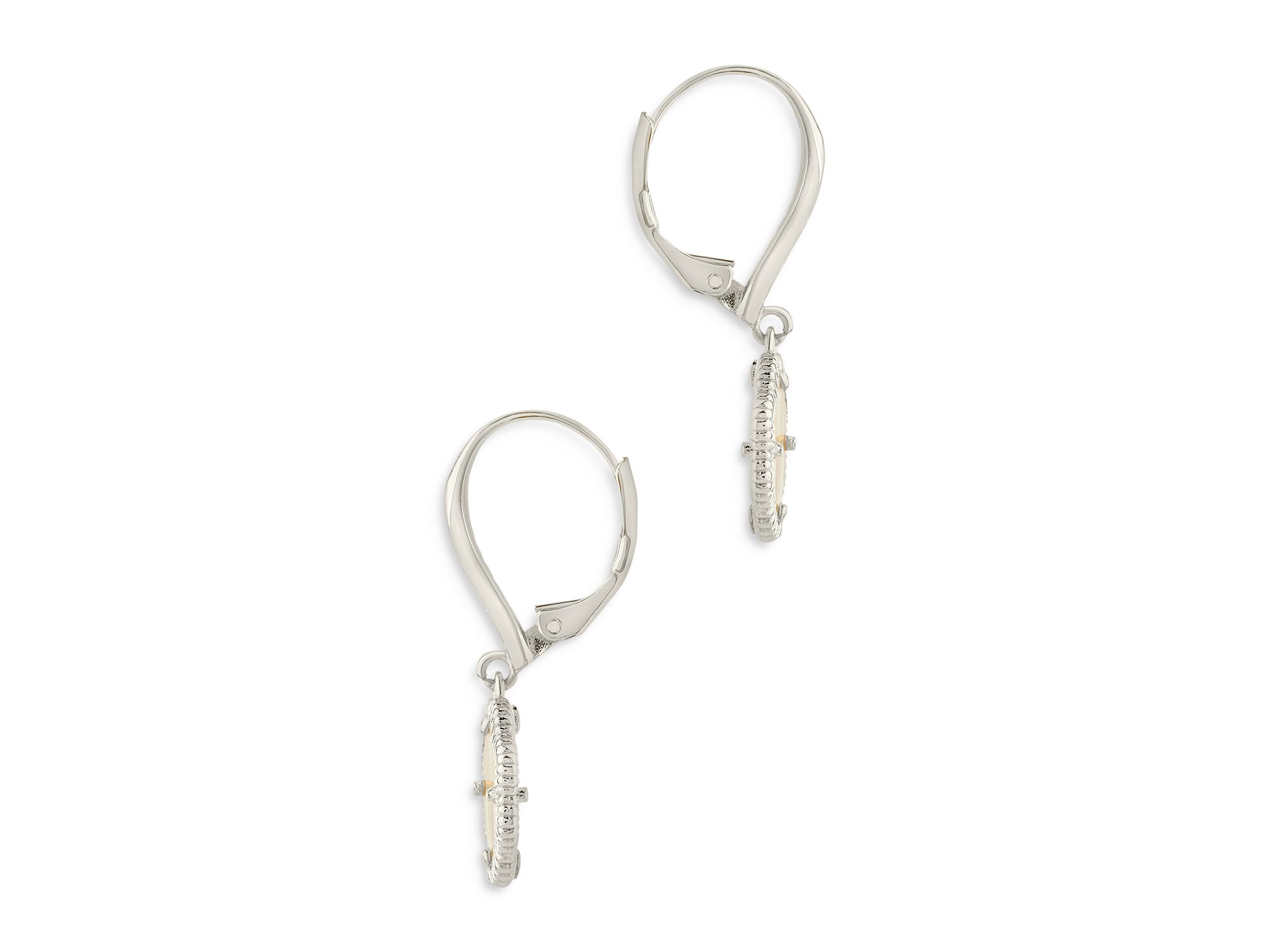 Rose Petal Short Drop Earrings — Image 4
