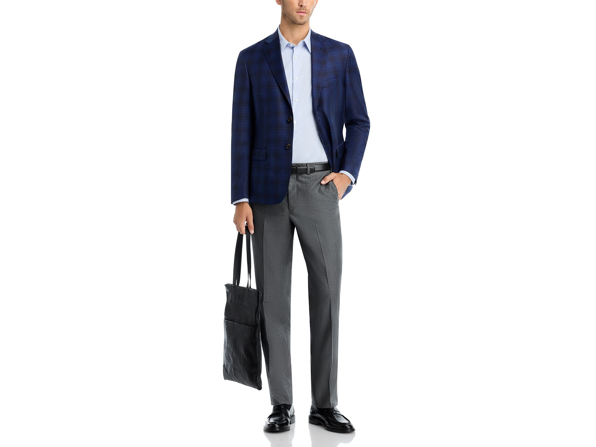 Plaid Regular Fit Sport Coat - Exclusive — Image 6