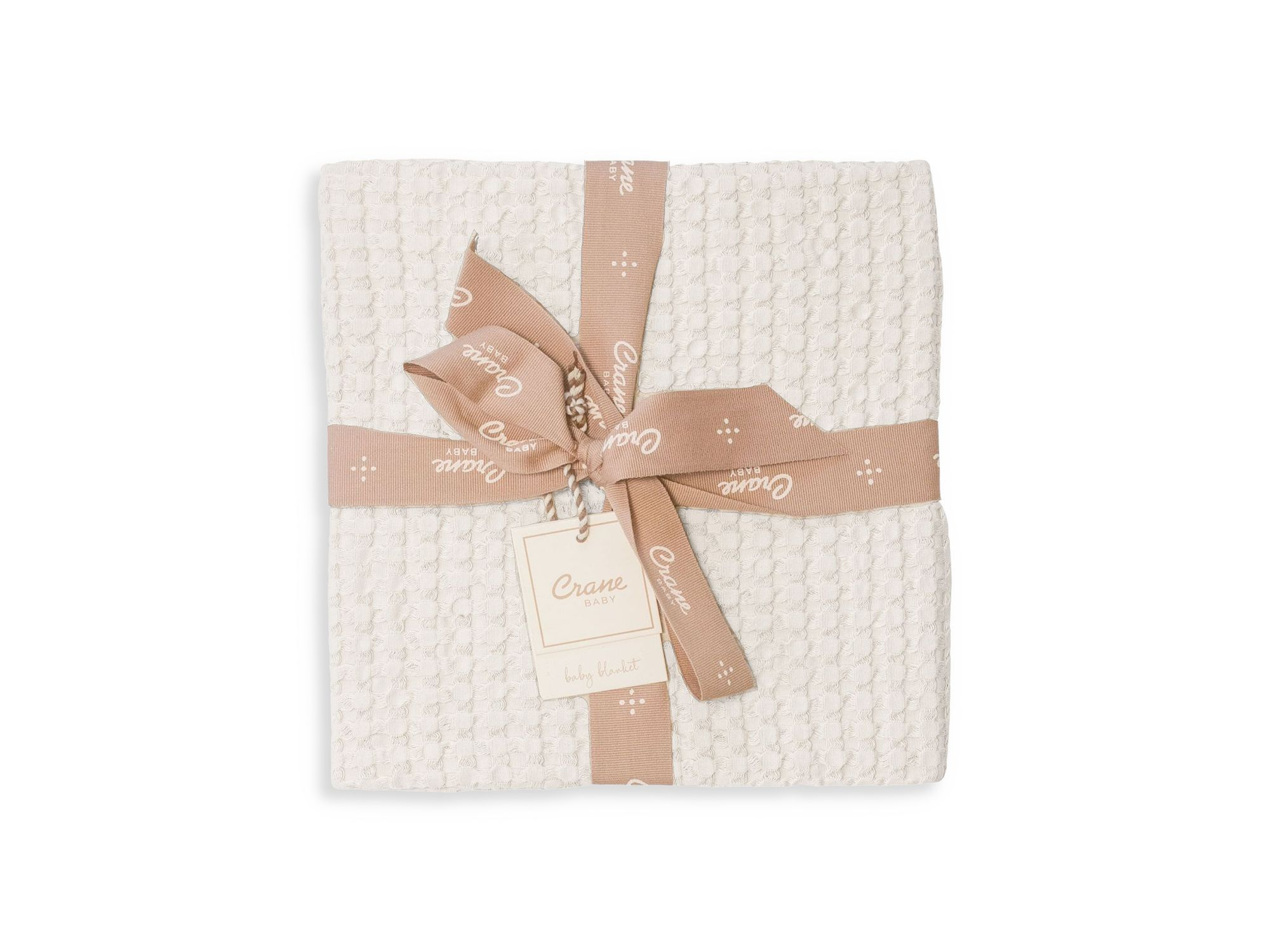 Birch Waffle Knit Baby Blanket — Image 3