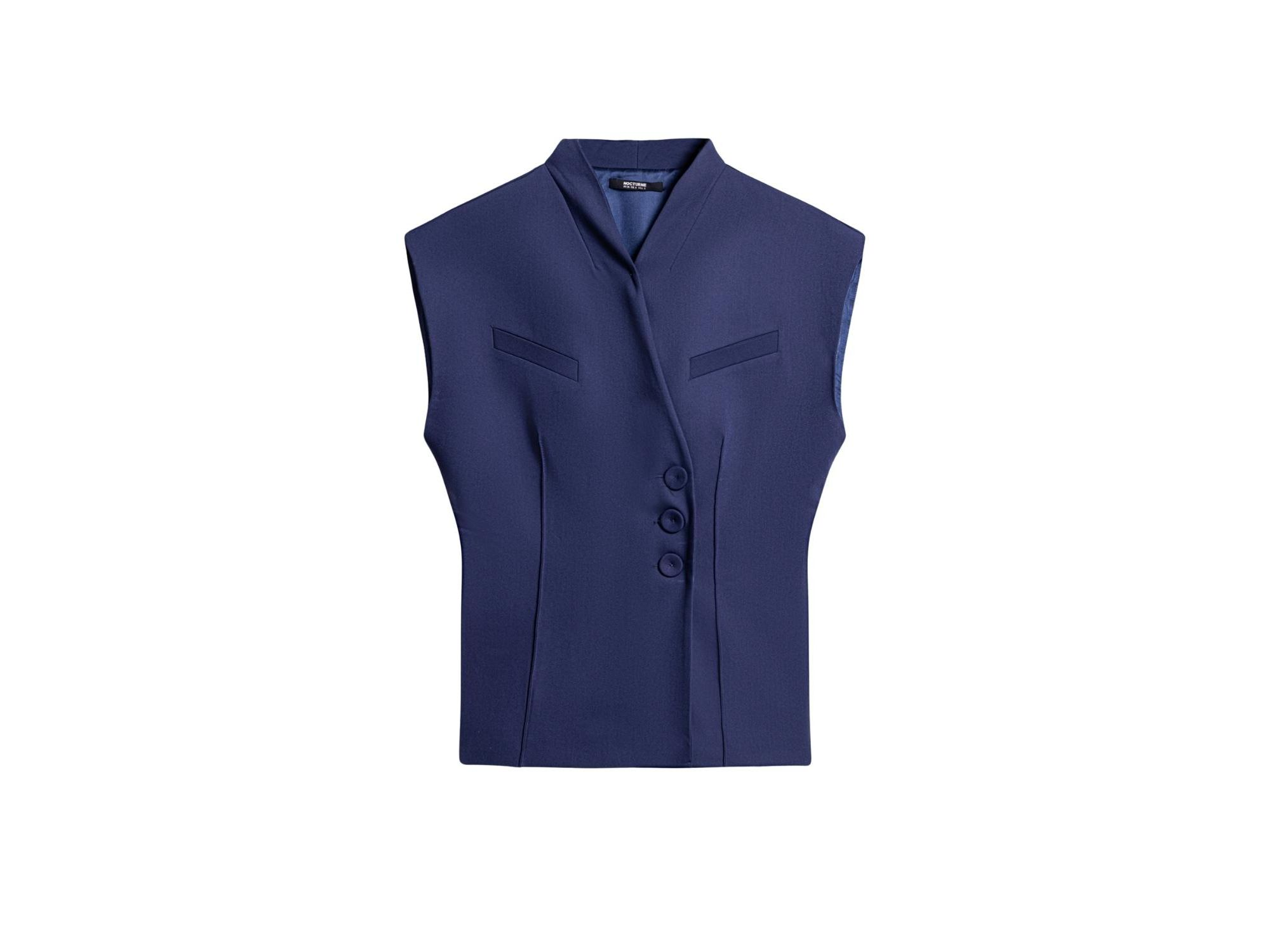 Tailored Sleeveless Vest — Image 7