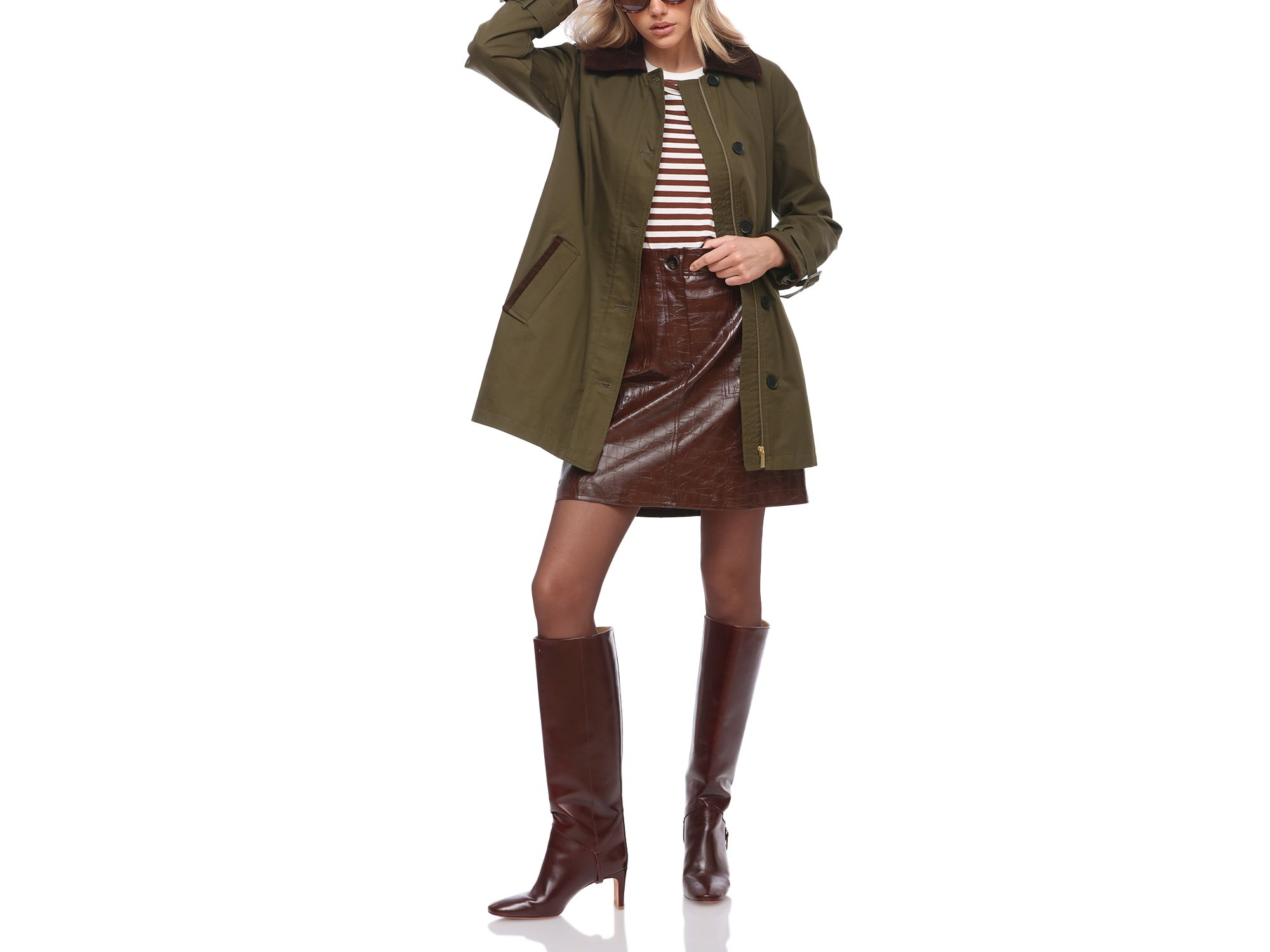 Contrast Collar Jacket — Image 5