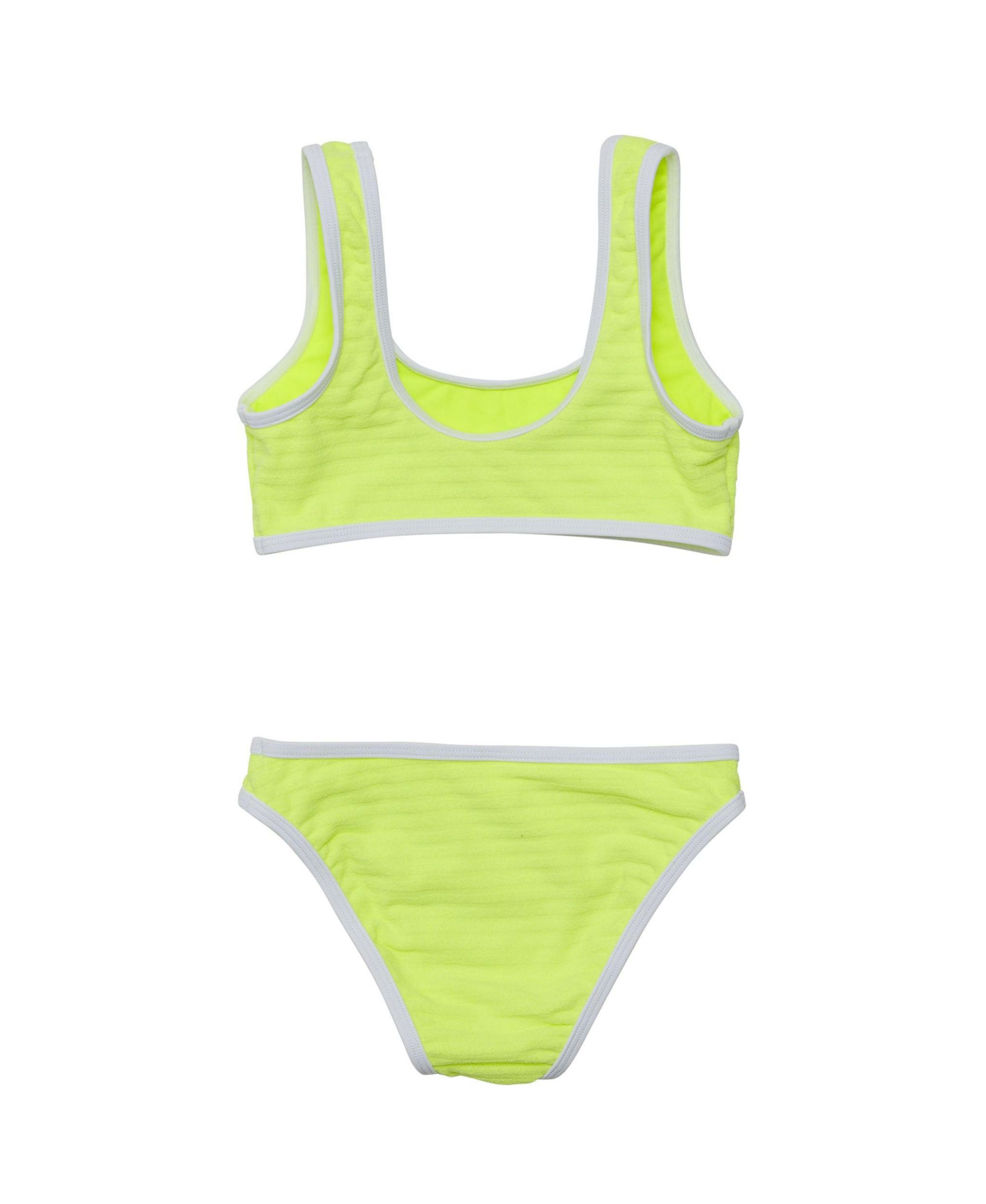 Girls' Citron Zest Crop Bikini - Little Kid, Big Kid — Image 5