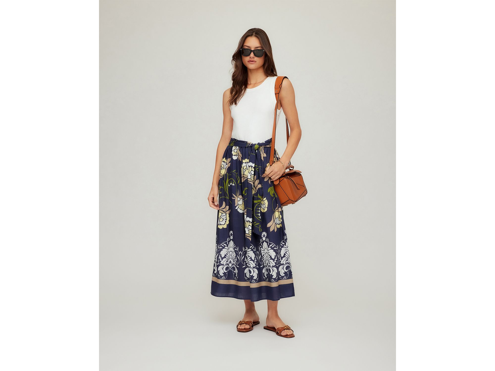 Seline Contrast Midi Dress — Image 6