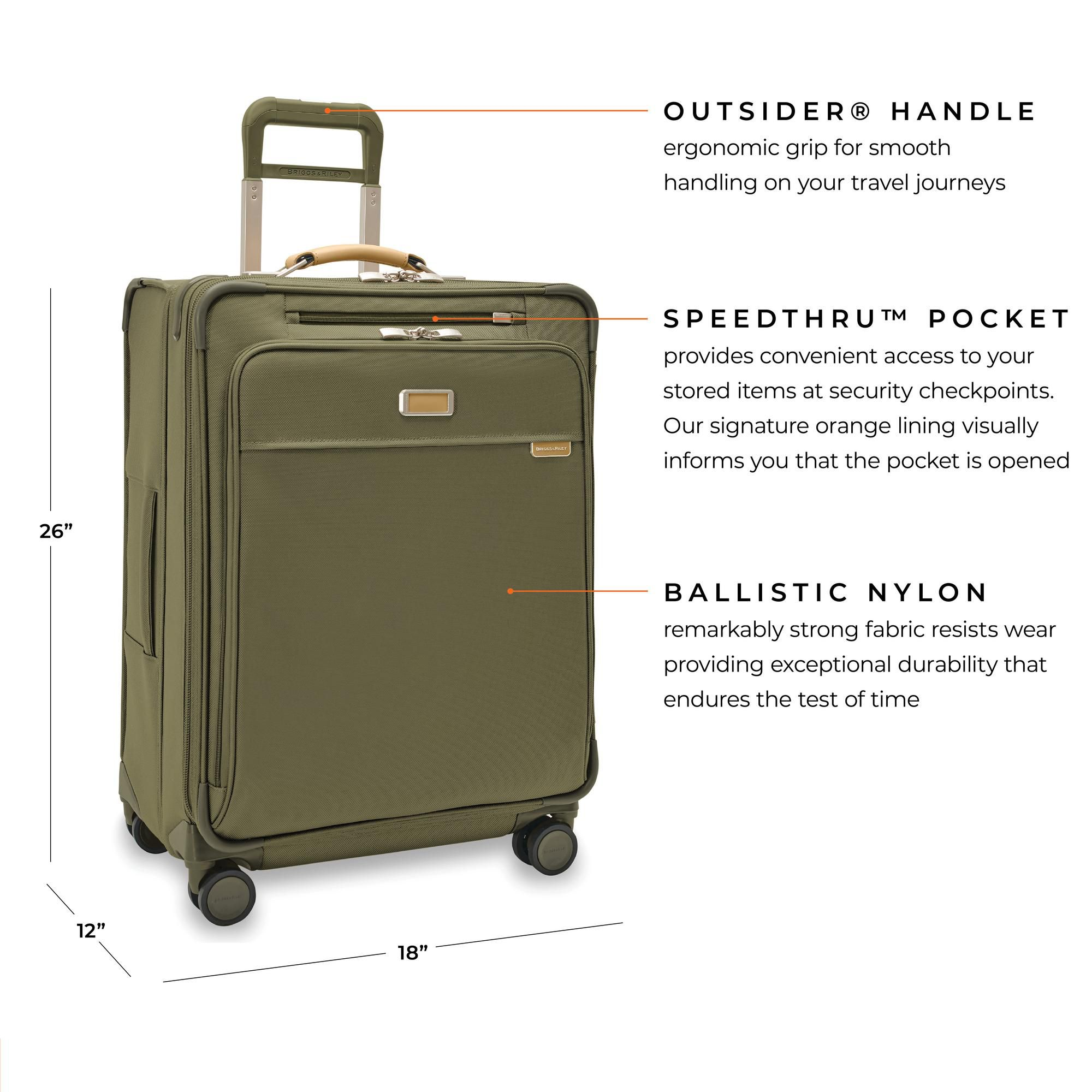 Baseline Medium Expandable Spinner Suitcase — Image 7