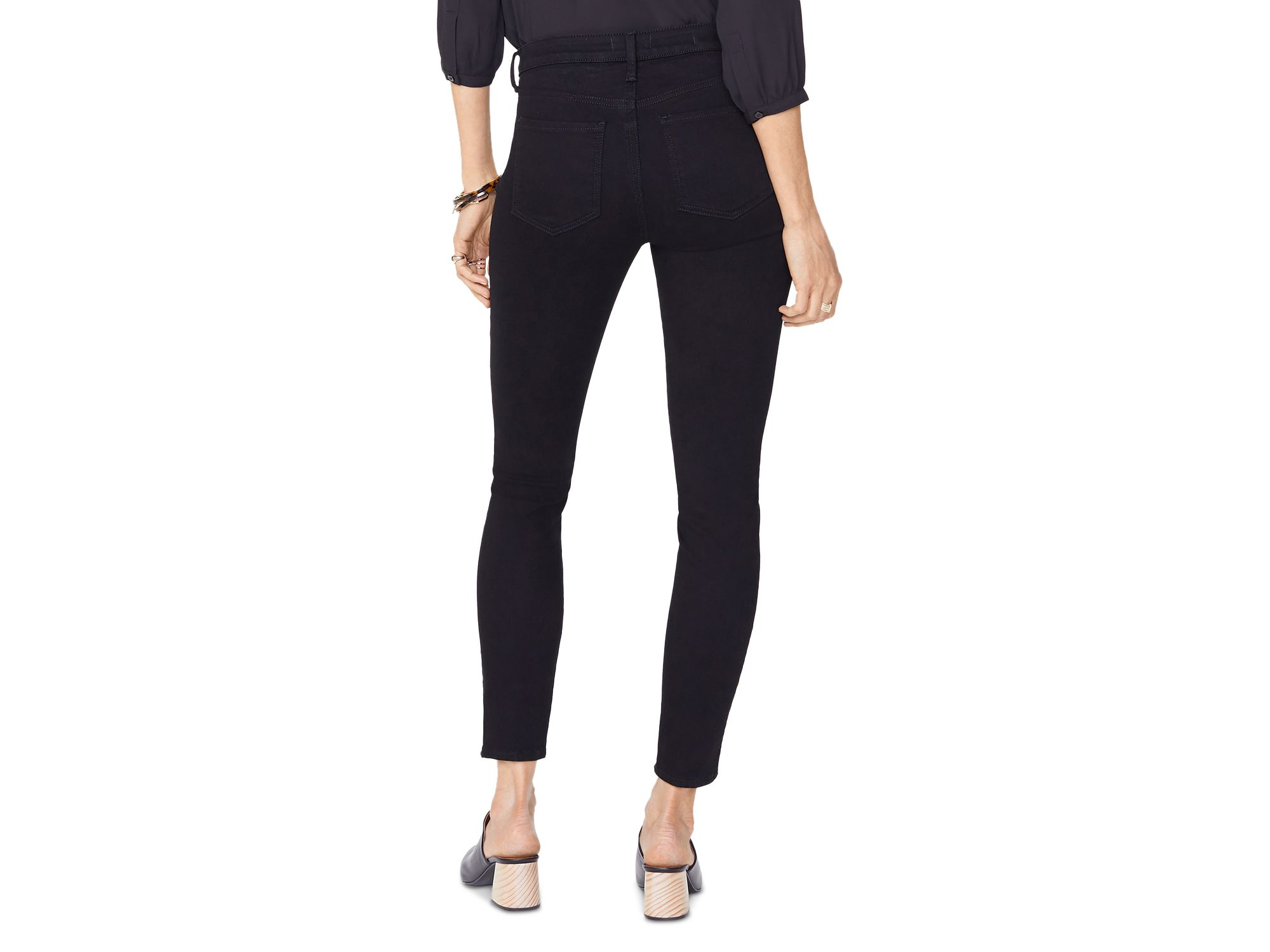 Ami Skinny Jeans in Black — Image 3