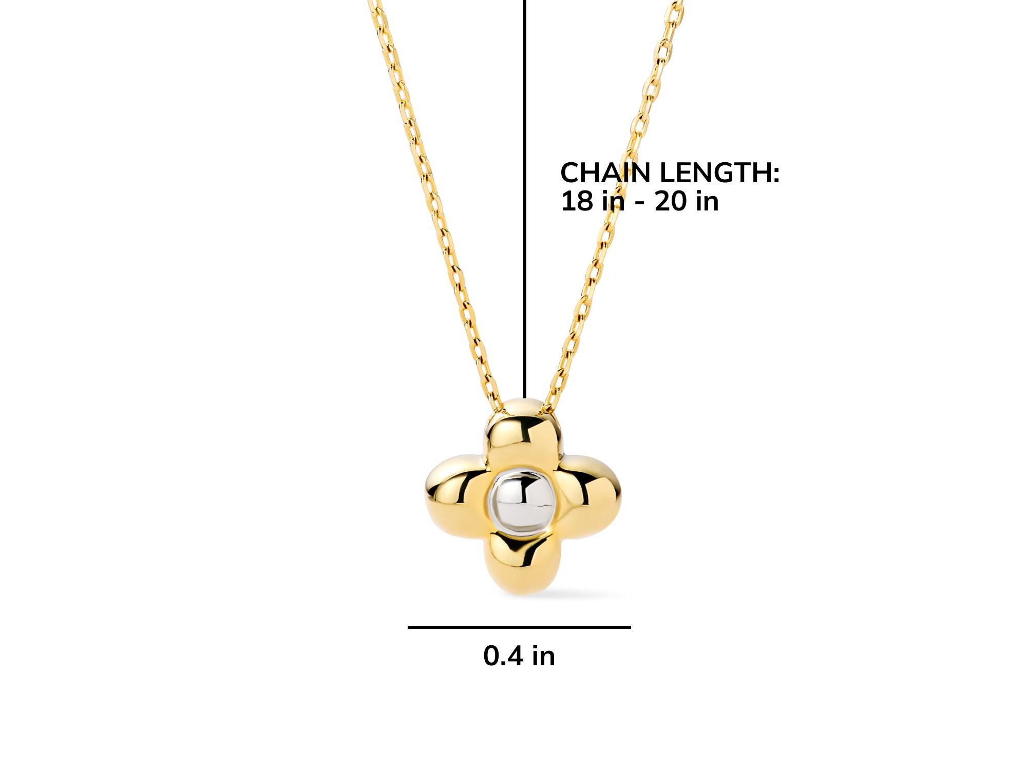 Liora Pendant Mini Flower Necklace — Image 5