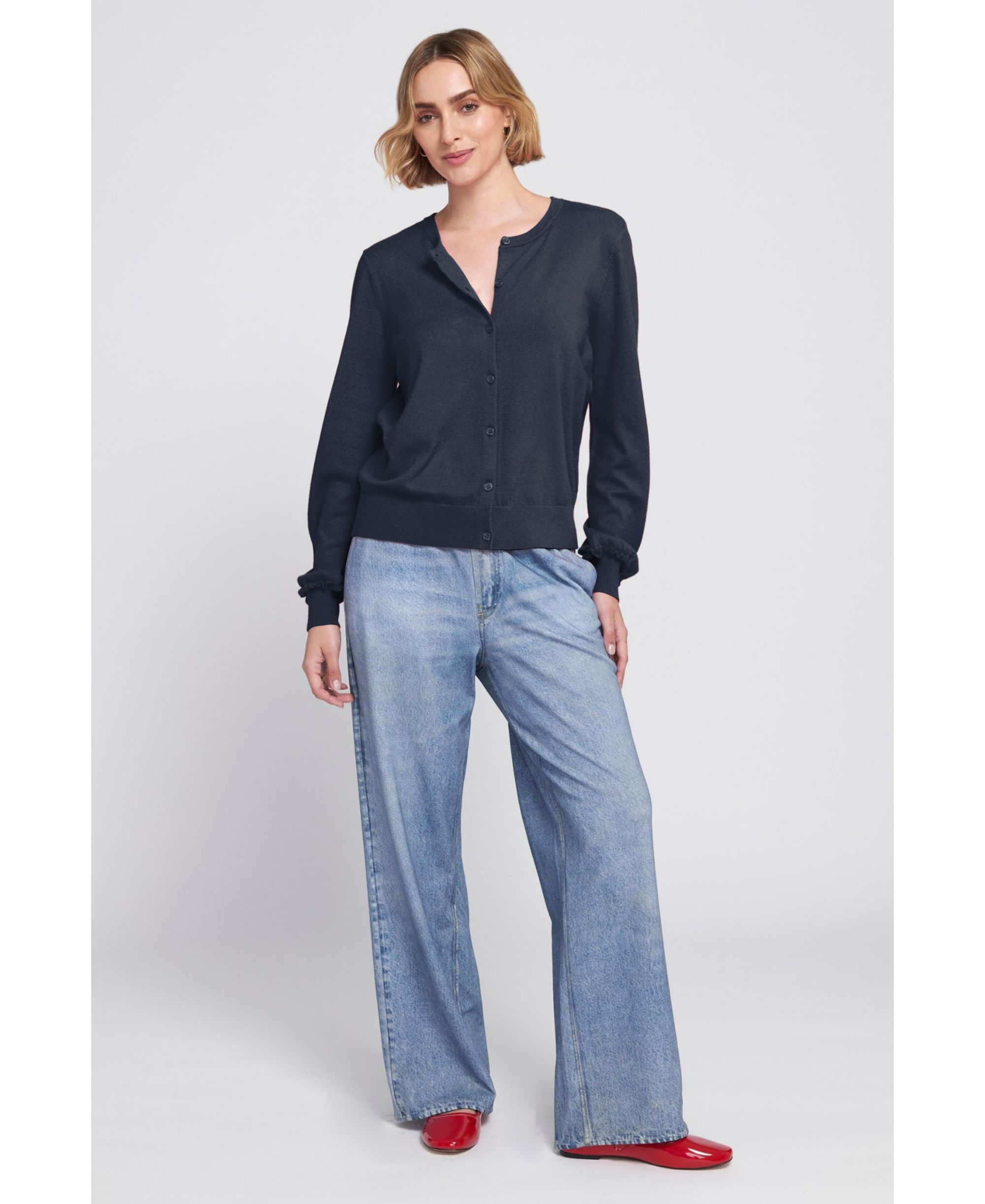 Fine Gauge Light Weight Cardigan — Image 3
