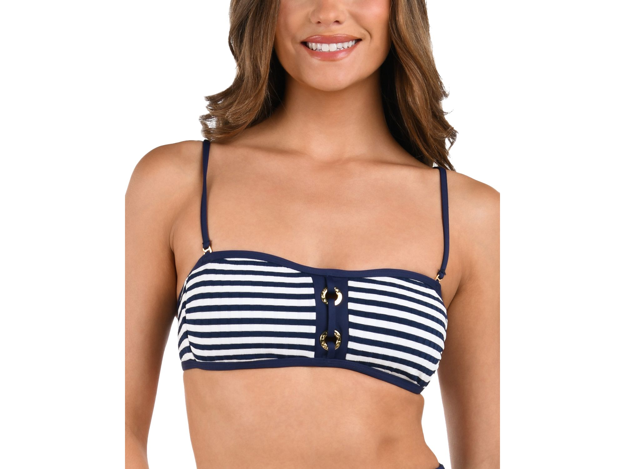 Sail Away Bandeau Bikini Top & High Waist Bikini Bottom — Image 5