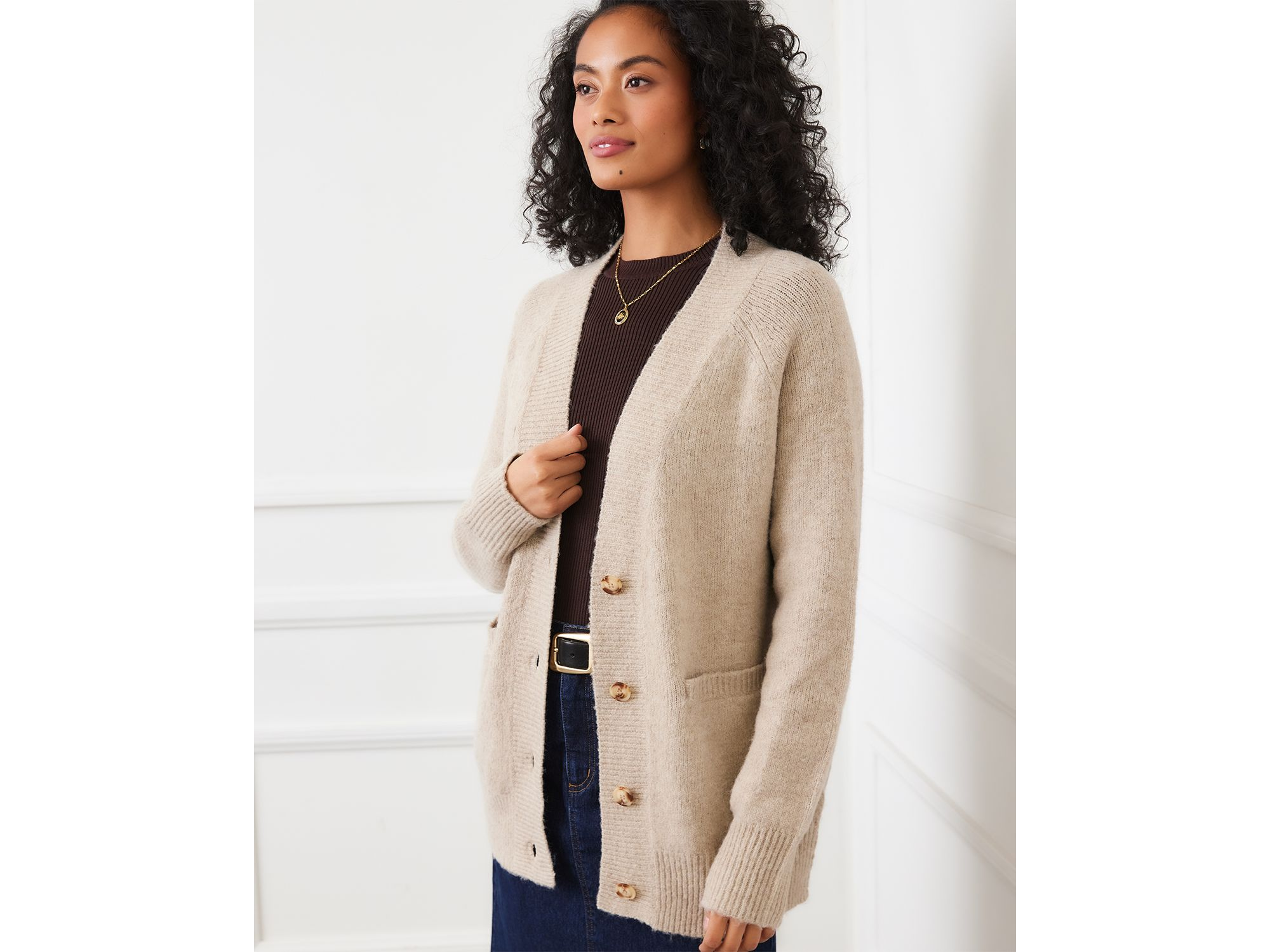 V Neck Cardigan — Image 3