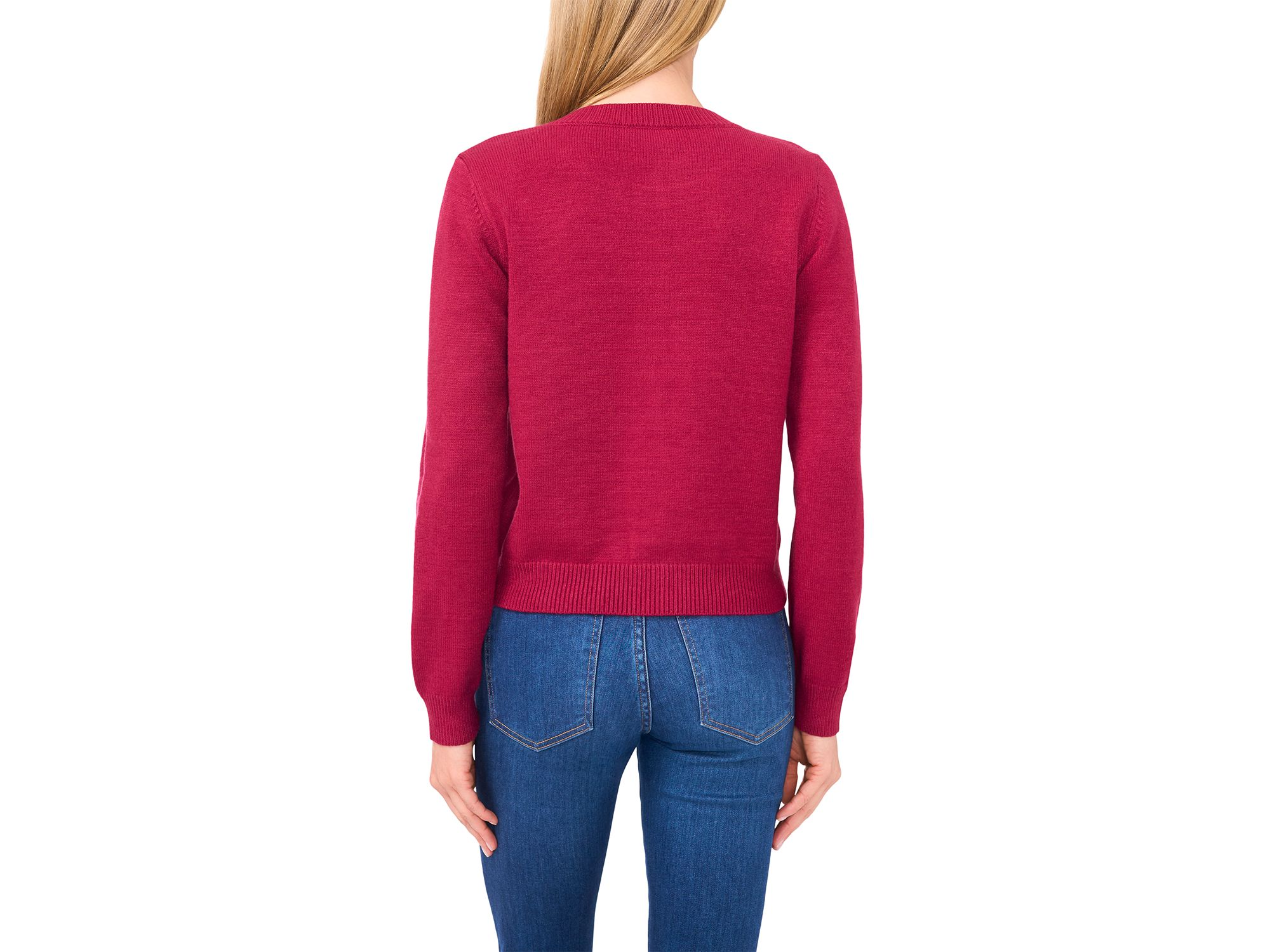 Ribbon Appliqué Cardigan — Image 3
