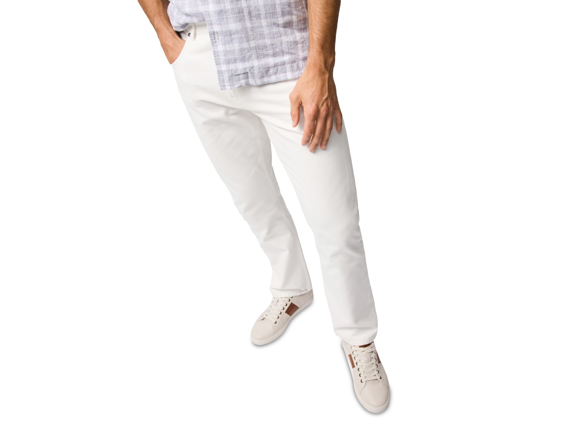 Esslin Relaxed Jean in Stark White — Image 3
