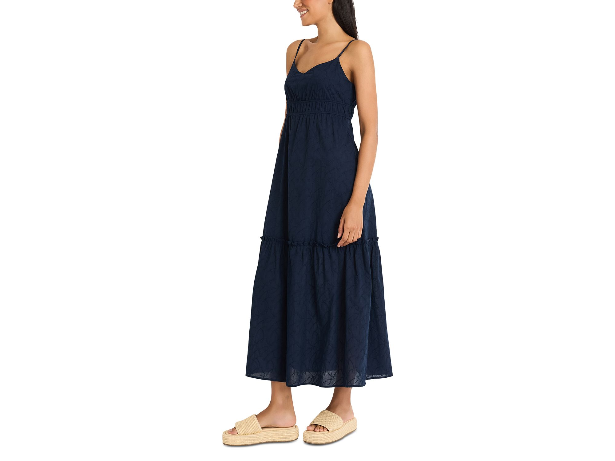 Ripple Eyelet Tank Dress — Image 3