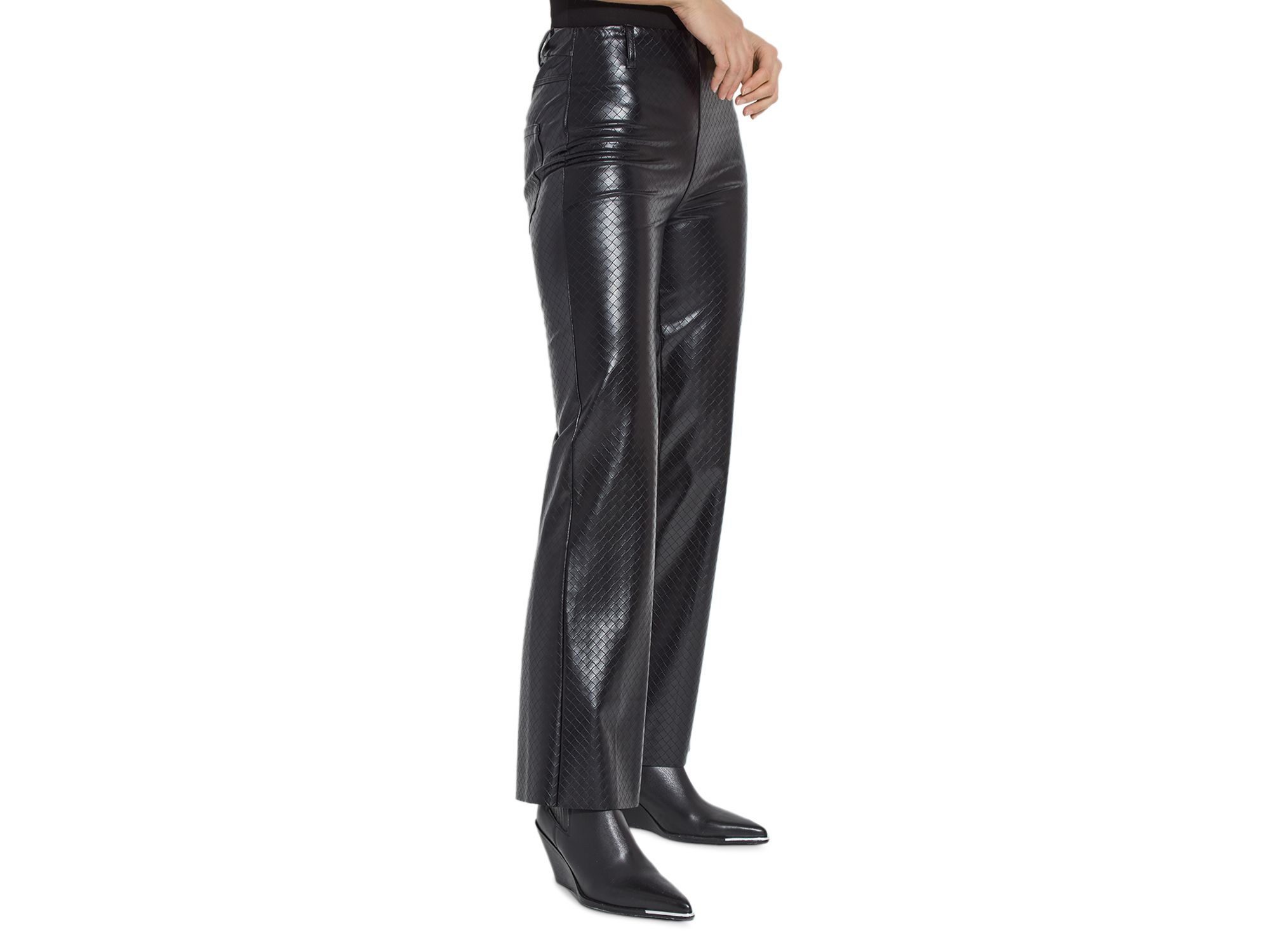 Amara Faux Leather Pants — Image 6