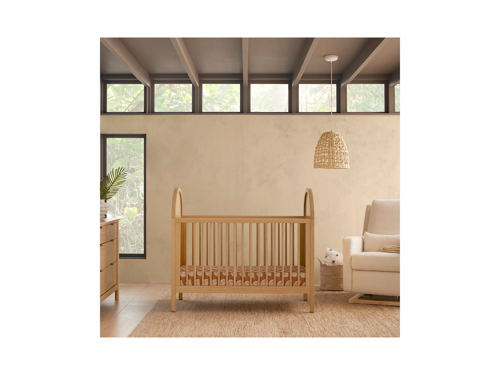 Bondi 3 in 1 Convertible Crib with Toddler Bed Conversion Kit — Image 7