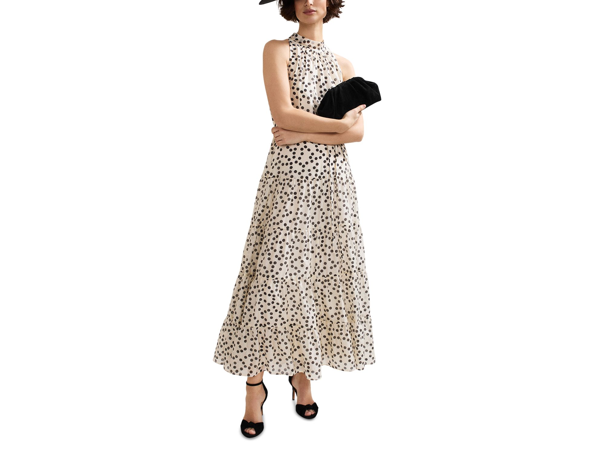 Nita Spot Print Maxi Dress — Image 9