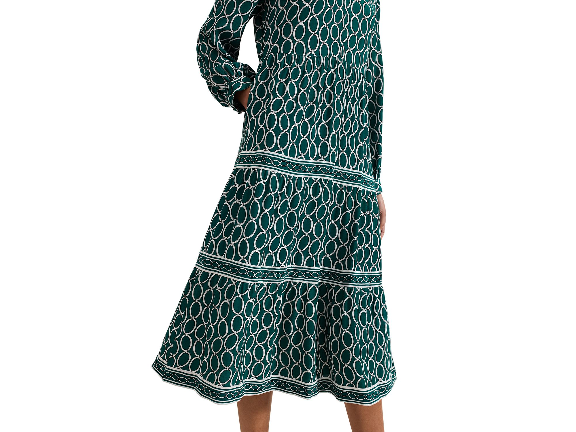 Tiered Midi Dress — Image 5
